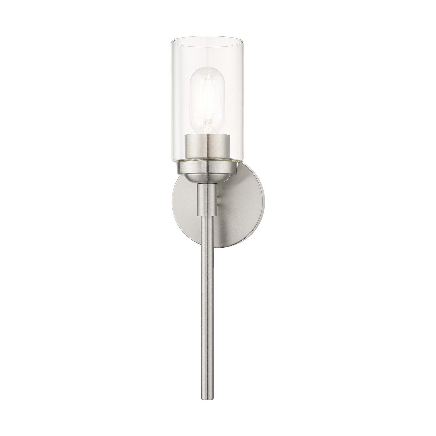 Livex Lighting - 18081-91 - One Light Wall Sconce - Whittier - Brushed Nickel