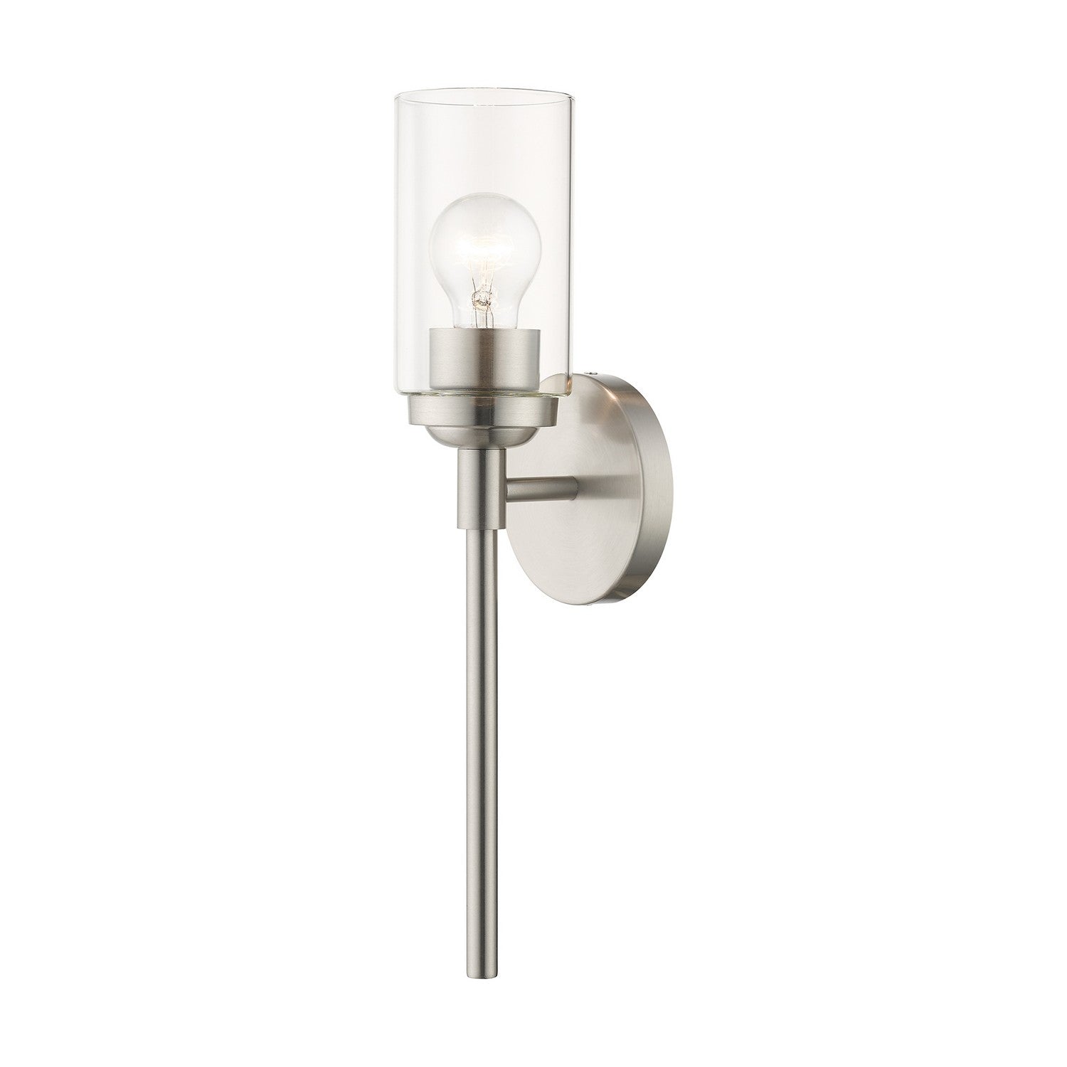 Livex Lighting - 18081-91 - One Light Wall Sconce - Whittier - Brushed Nickel