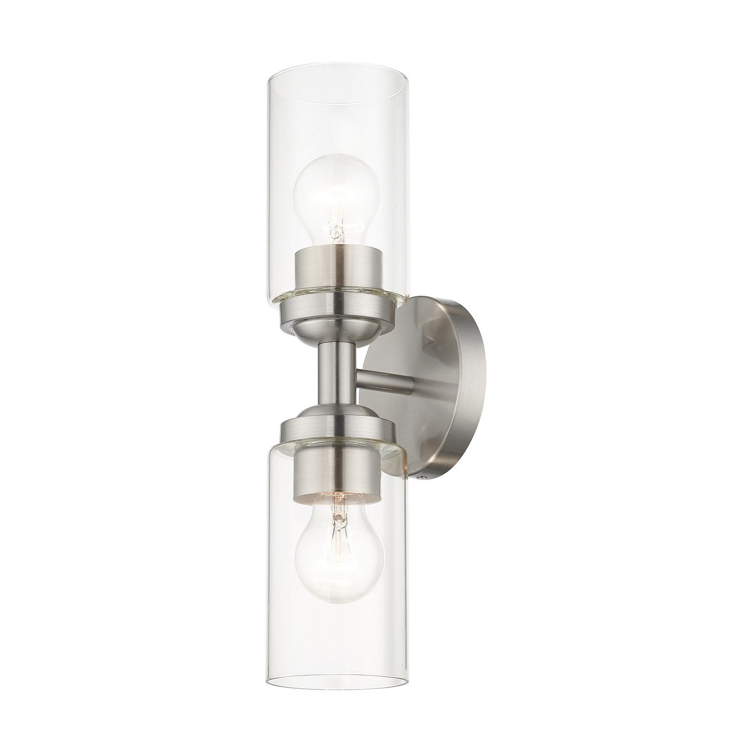 Livex Lighting - 18082-91 - Two Light Vanity Sconce - Whittier - Brushed Nickel
