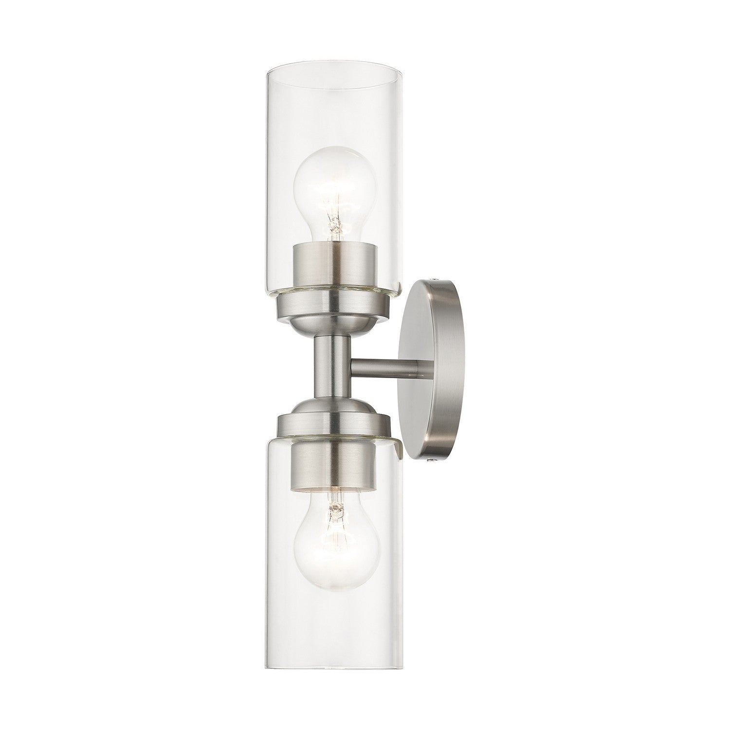 Livex Lighting - 18082-91 - Two Light Vanity Sconce - Whittier - Brushed Nickel