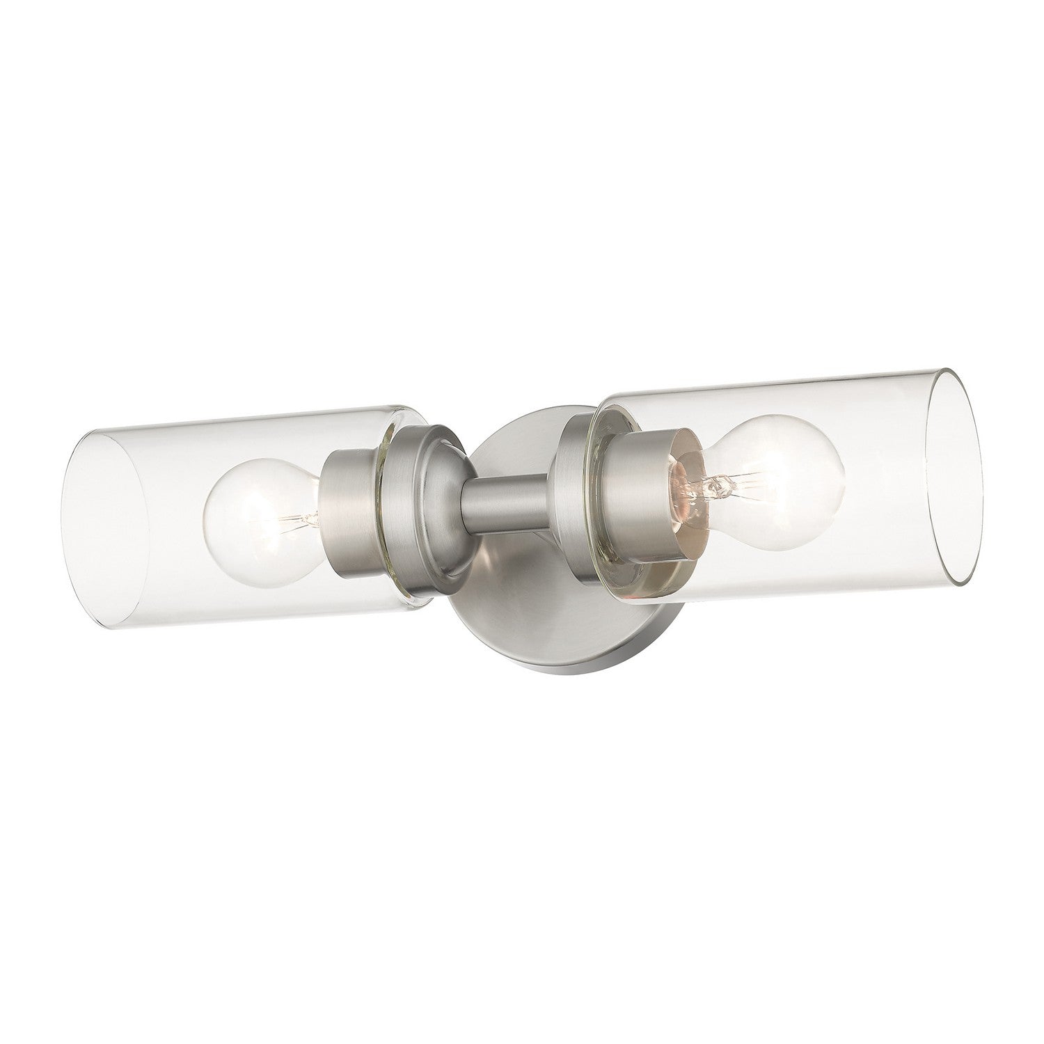 Livex Lighting - 18082-91 - Two Light Vanity Sconce - Whittier - Brushed Nickel