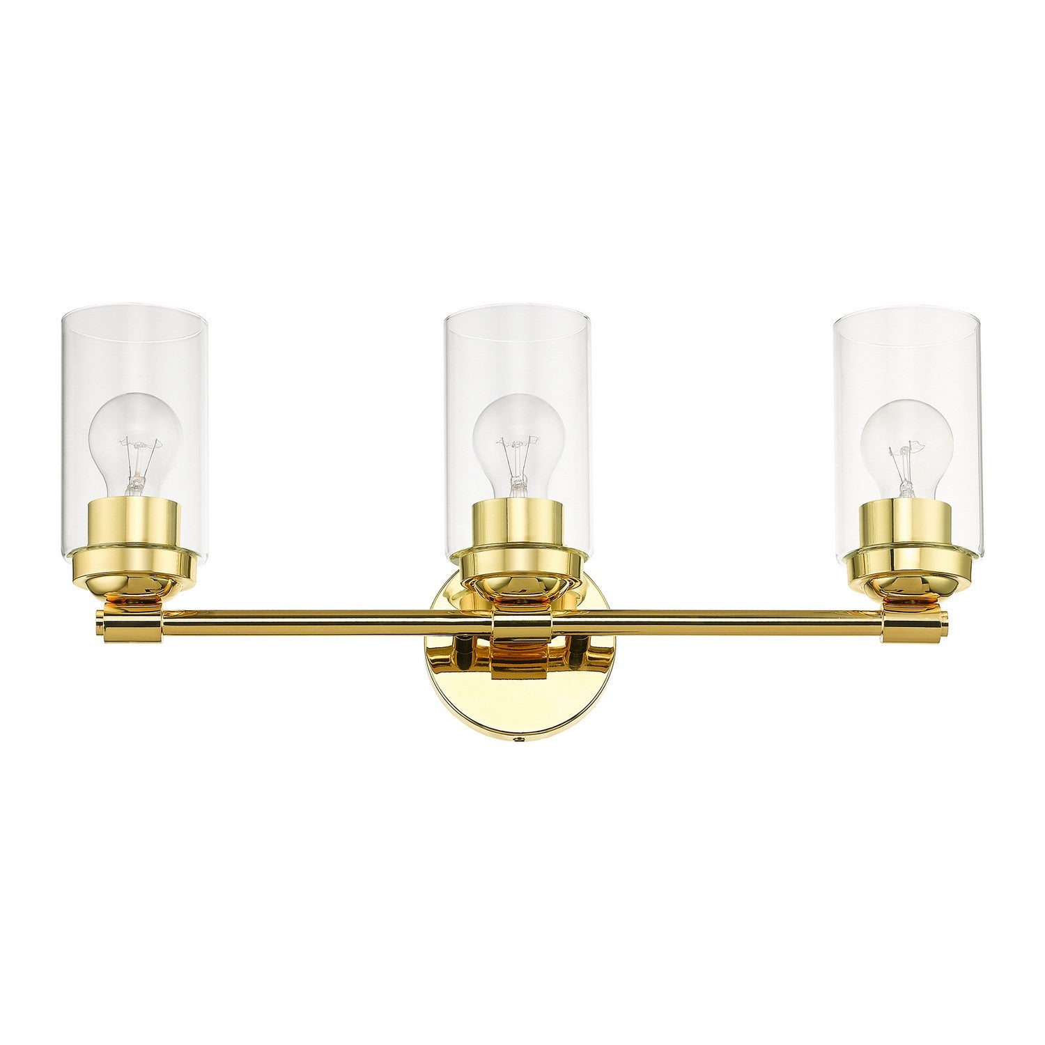 Livex Lighting - 18083-02 - Three Light Vanity Sconce - Whittier - Polished Brass
