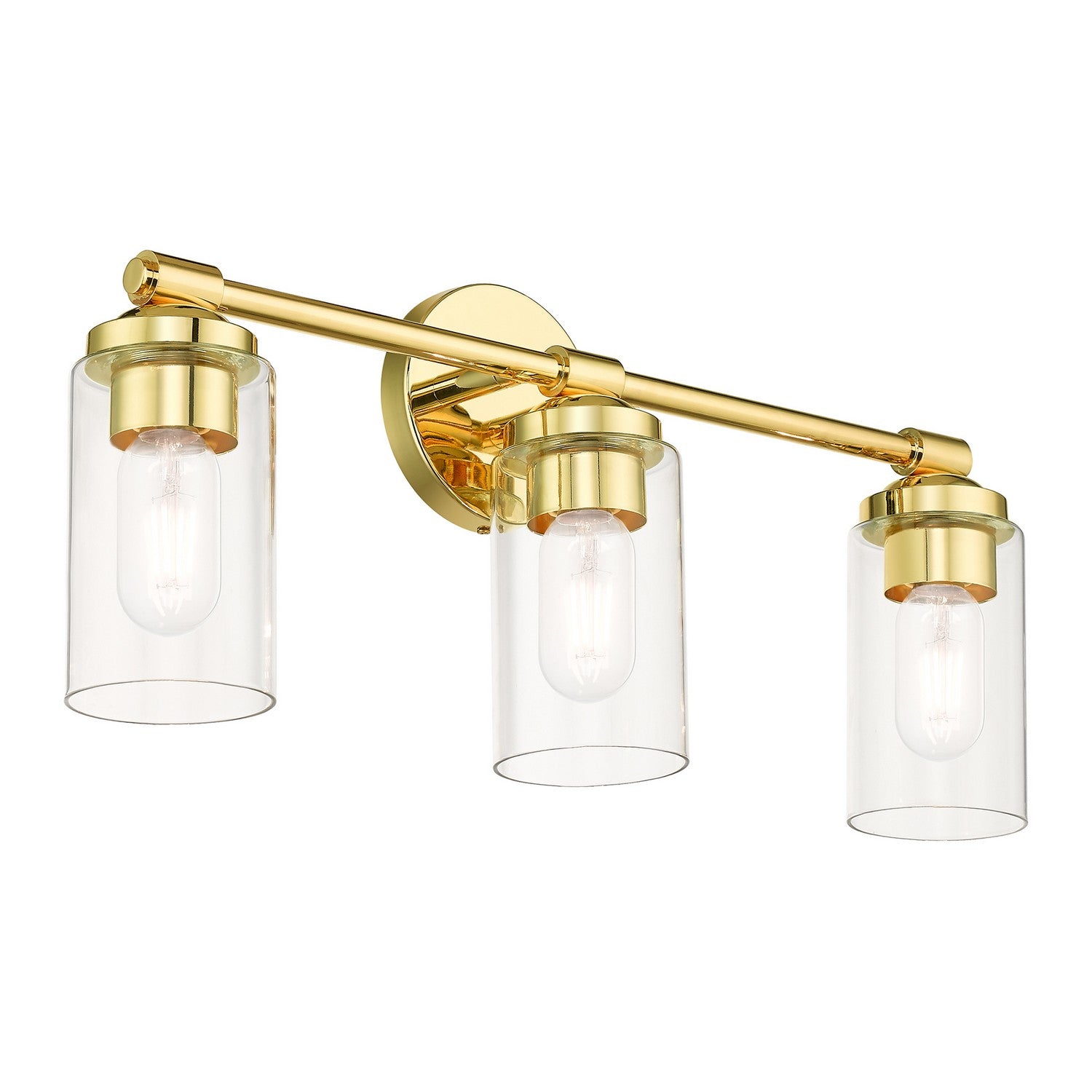 Livex Lighting - 18083-02 - Three Light Vanity Sconce - Whittier - Polished Brass