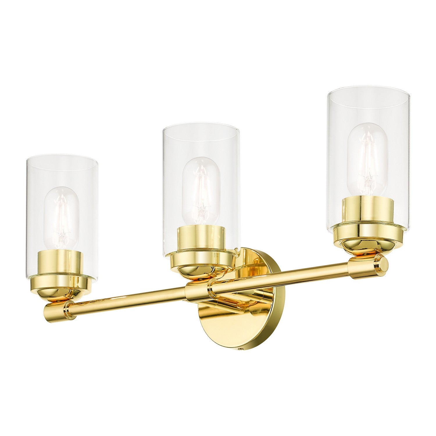 Livex Lighting - 18083-02 - Three Light Vanity Sconce - Whittier - Polished Brass