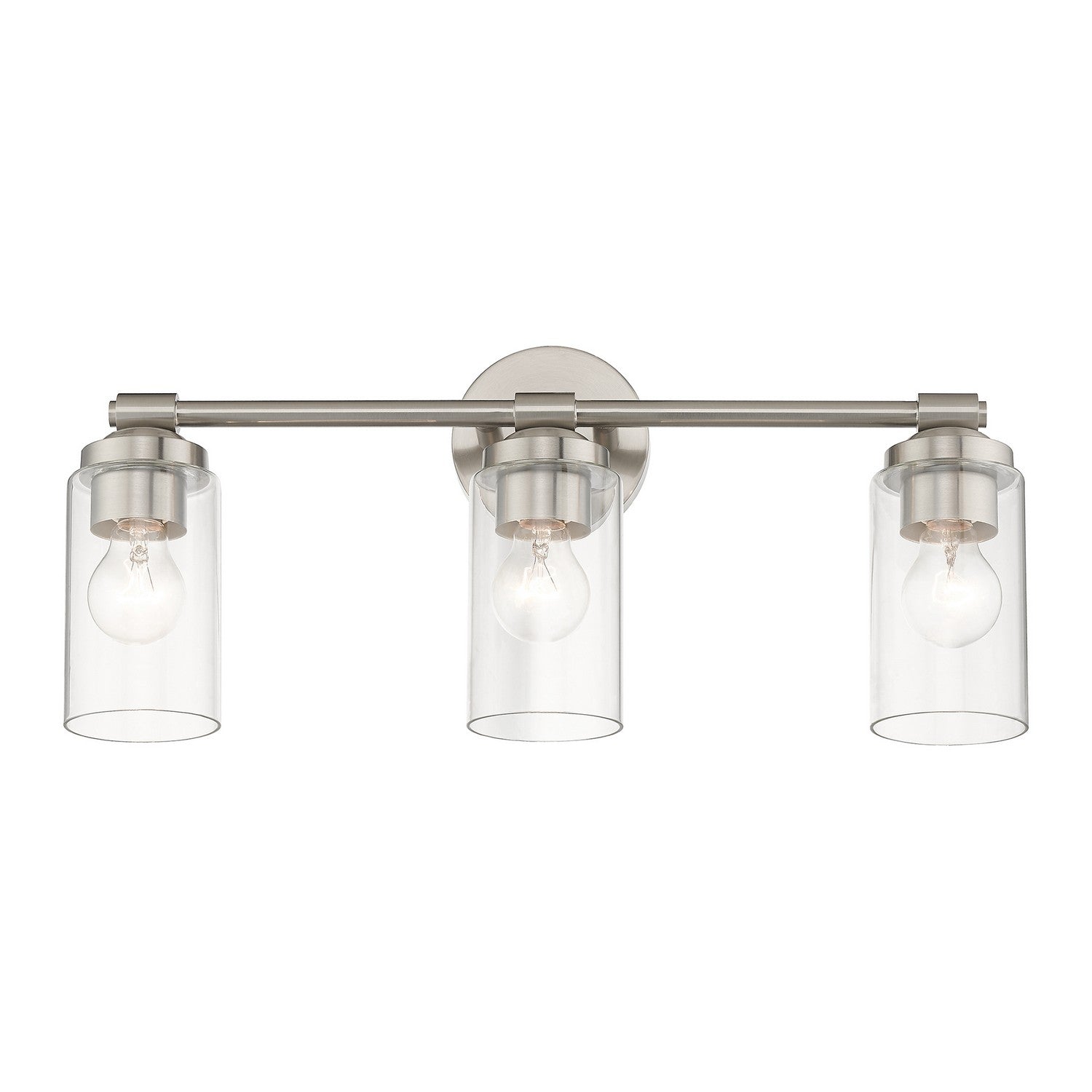 Livex Lighting - 18083-91 - Three Light Vanity Sconce - Whittier - Brushed Nickel