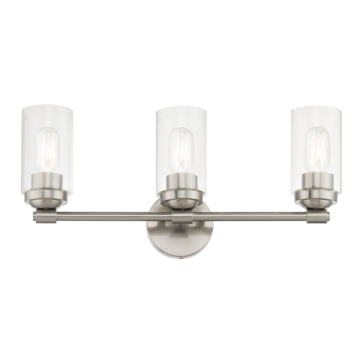 Livex Lighting - 18083-91 - Three Light Vanity Sconce - Whittier - Brushed Nickel