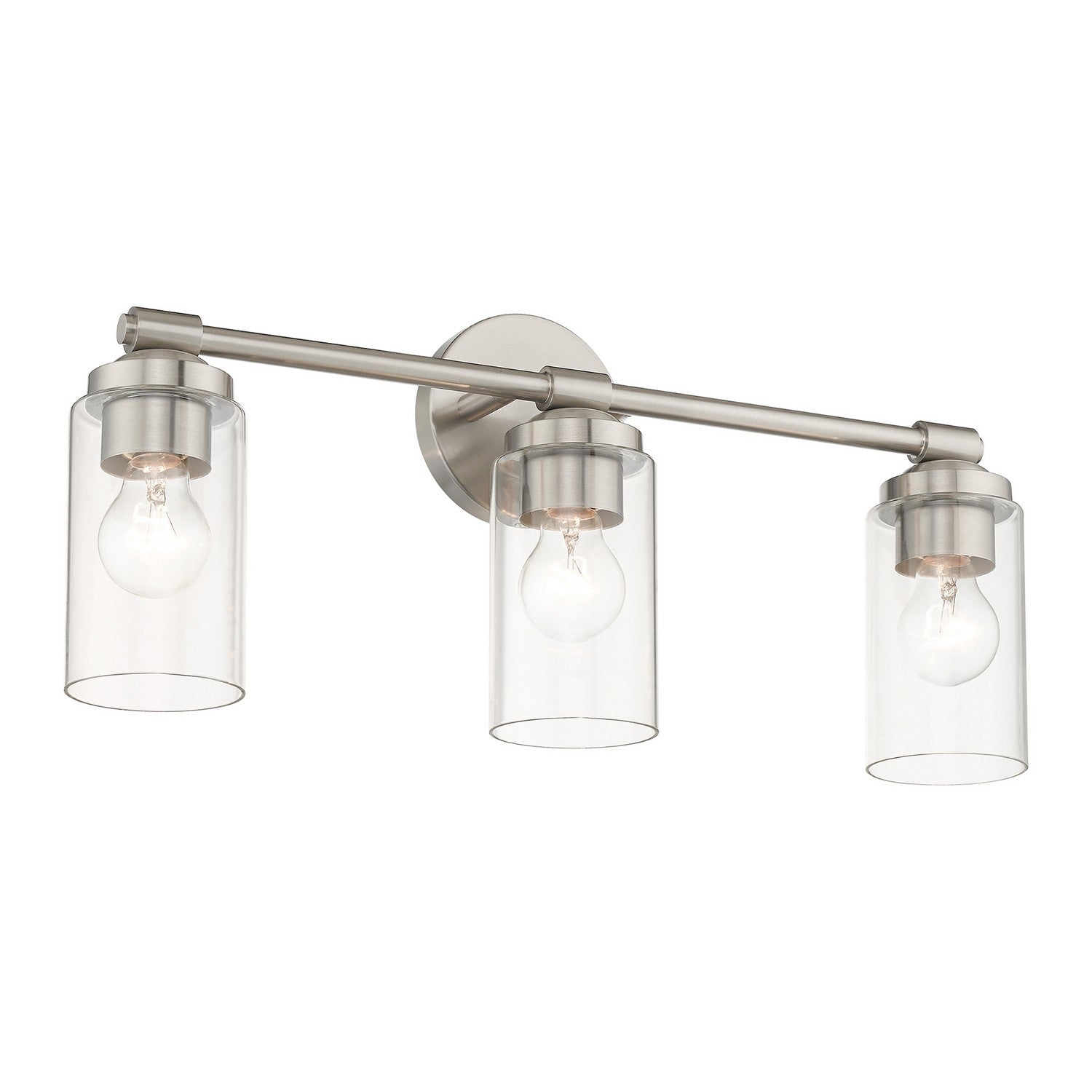Livex Lighting - 18083-91 - Three Light Vanity Sconce - Whittier - Brushed Nickel