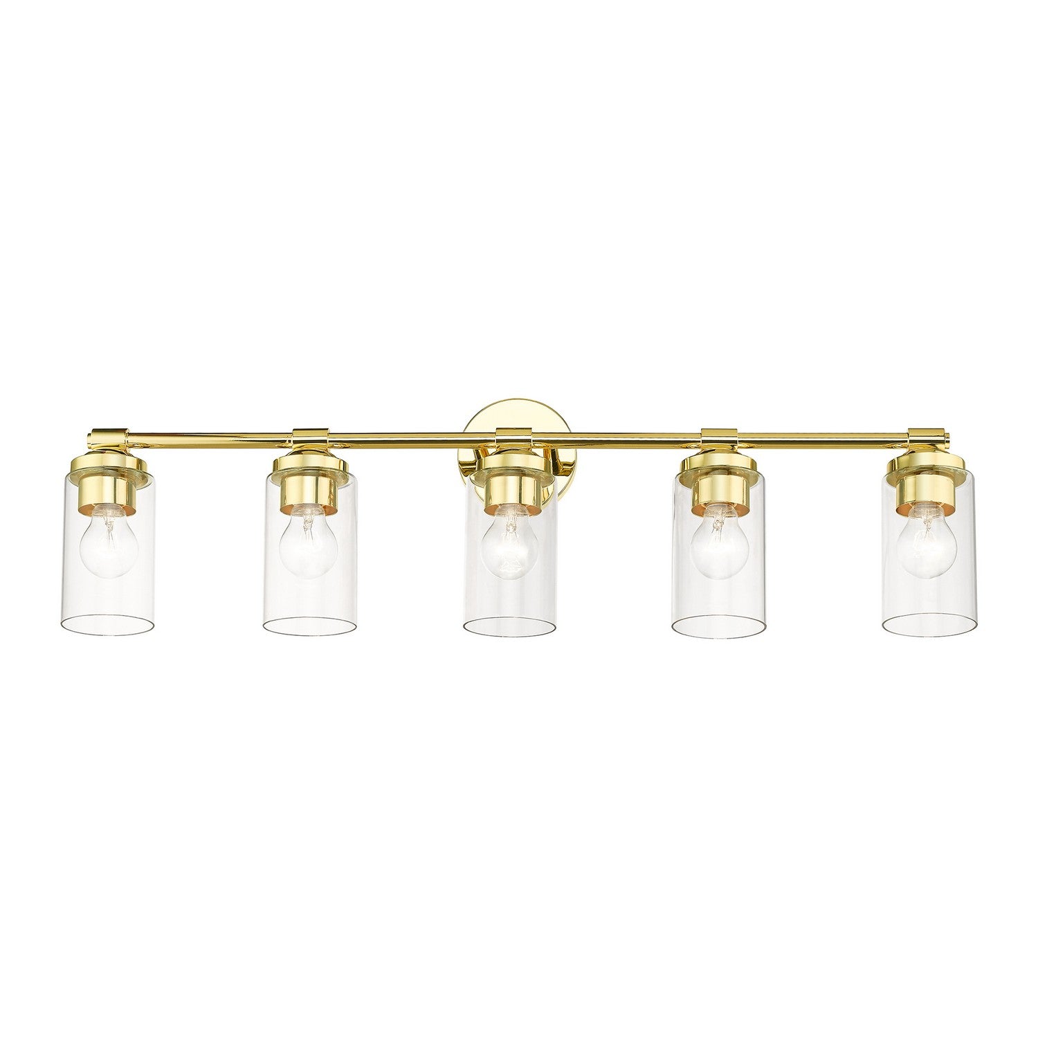 Livex Lighting - 18085-02 - Five Light Vanity Sconce - Whittier - Polished Brass