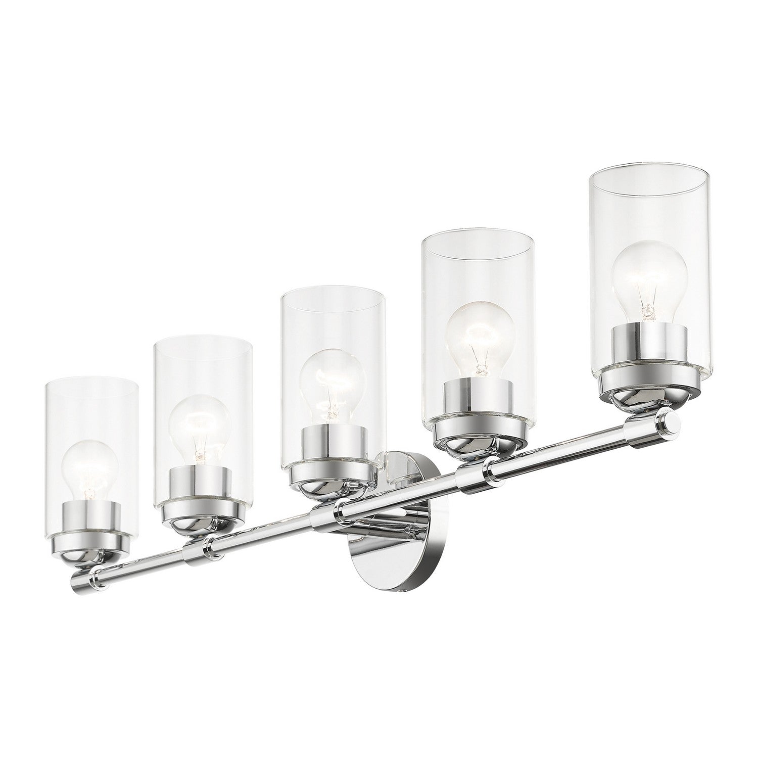 Livex Lighting - 18085-05 - Five Light Vanity Sconce - Whittier - Polished Chrome