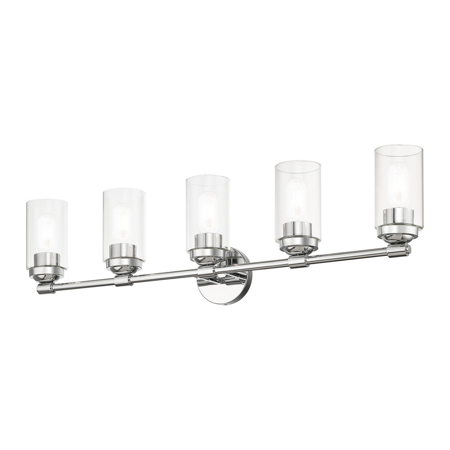 Livex Lighting - 18085-05 - Five Light Vanity Sconce - Whittier - Polished Chrome