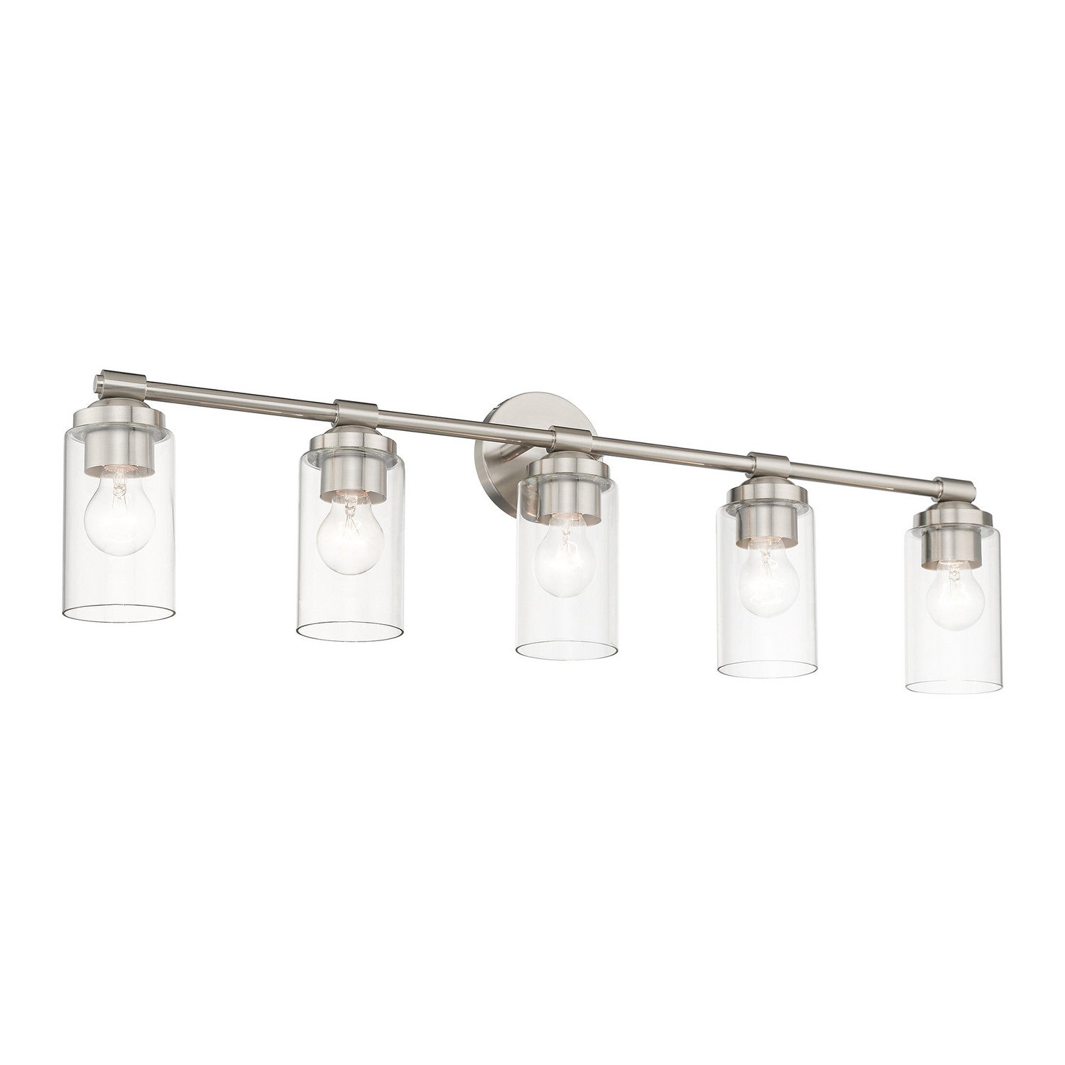 Livex Lighting - 18085-91 - Five Light Vanity Sconce - Whittier - Brushed Nickel