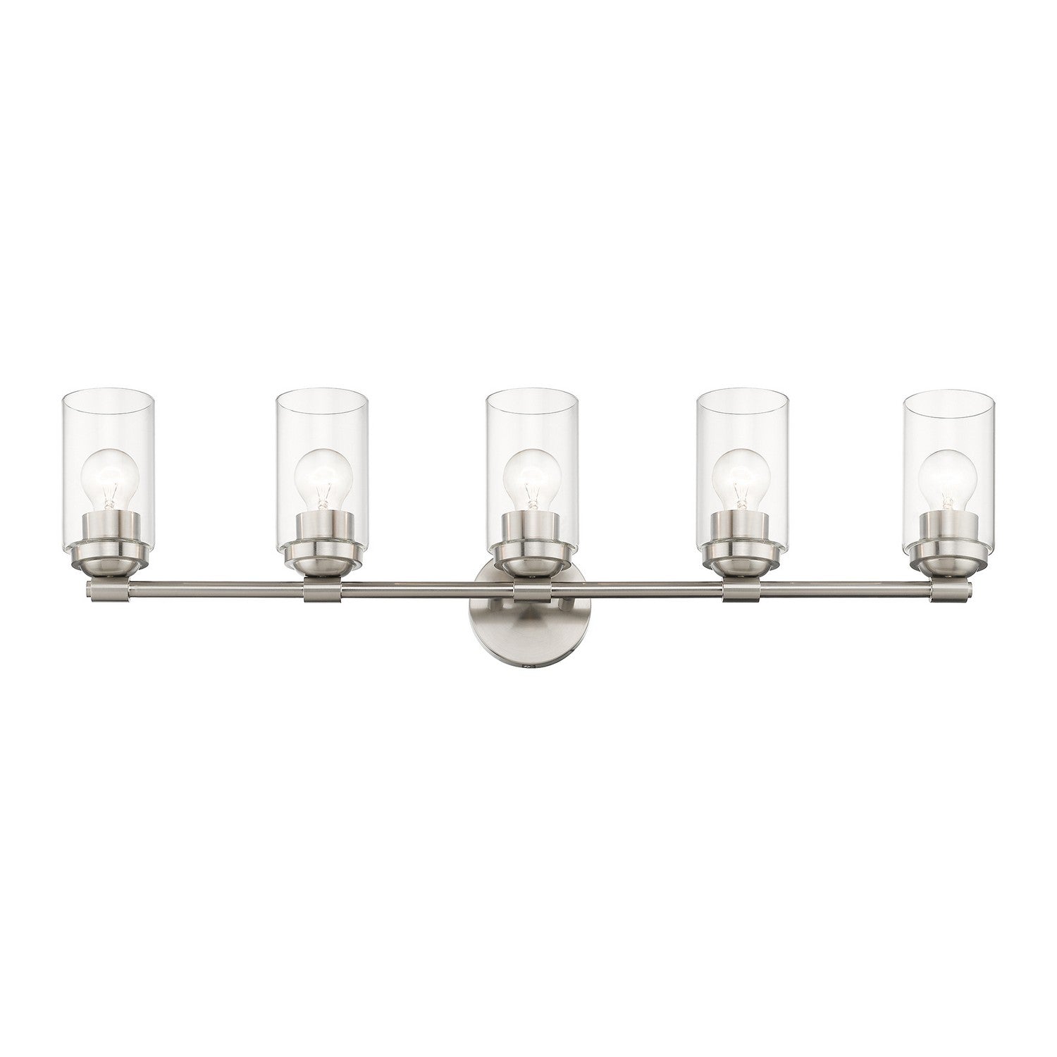 Livex Lighting - 18085-91 - Five Light Vanity Sconce - Whittier - Brushed Nickel