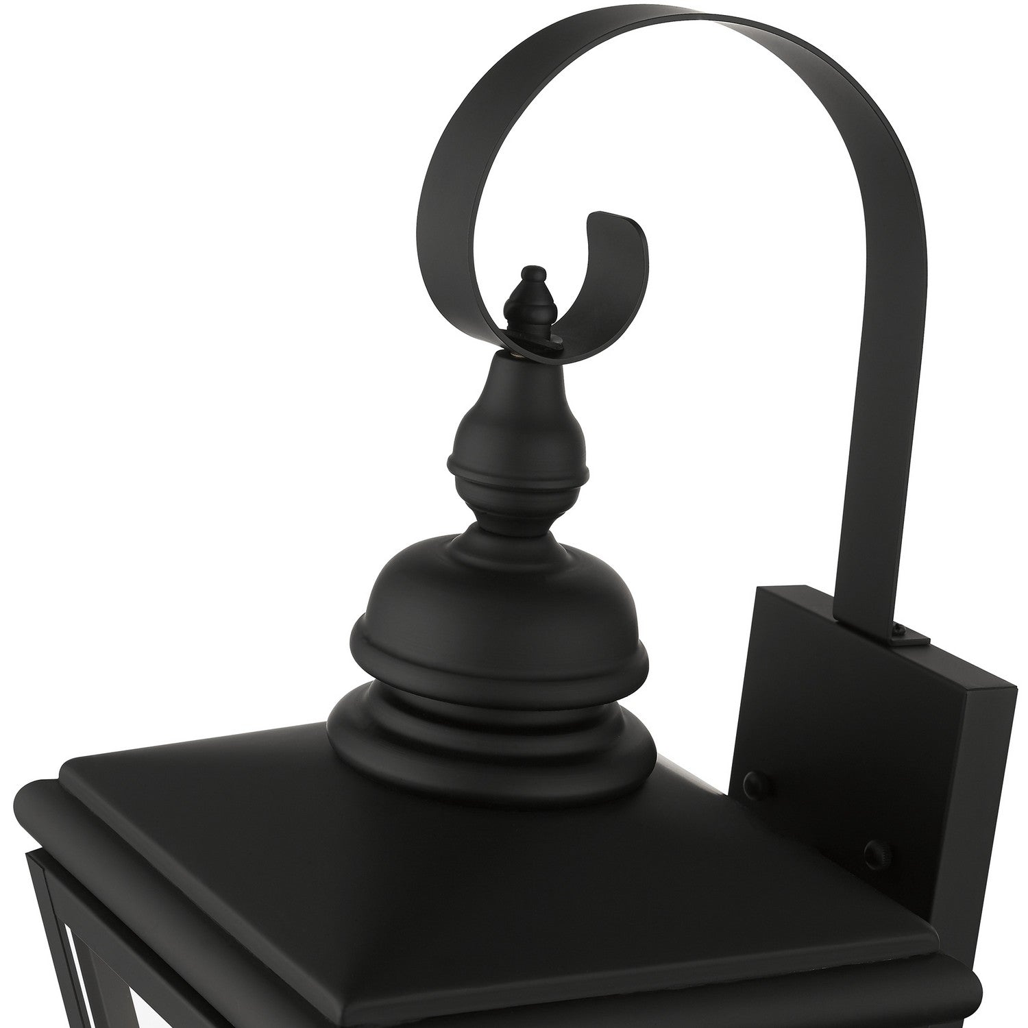 Livex Lighting - 27372-04 - Two Light Outdoor Wall Lantern - Adams - Black with Brushed Nickel