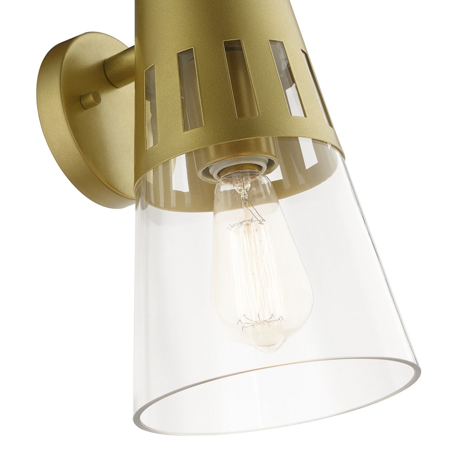 Livex Lighting - 27972-33 - One Light Outdoor Wall Lantern - Covington - Soft Gold