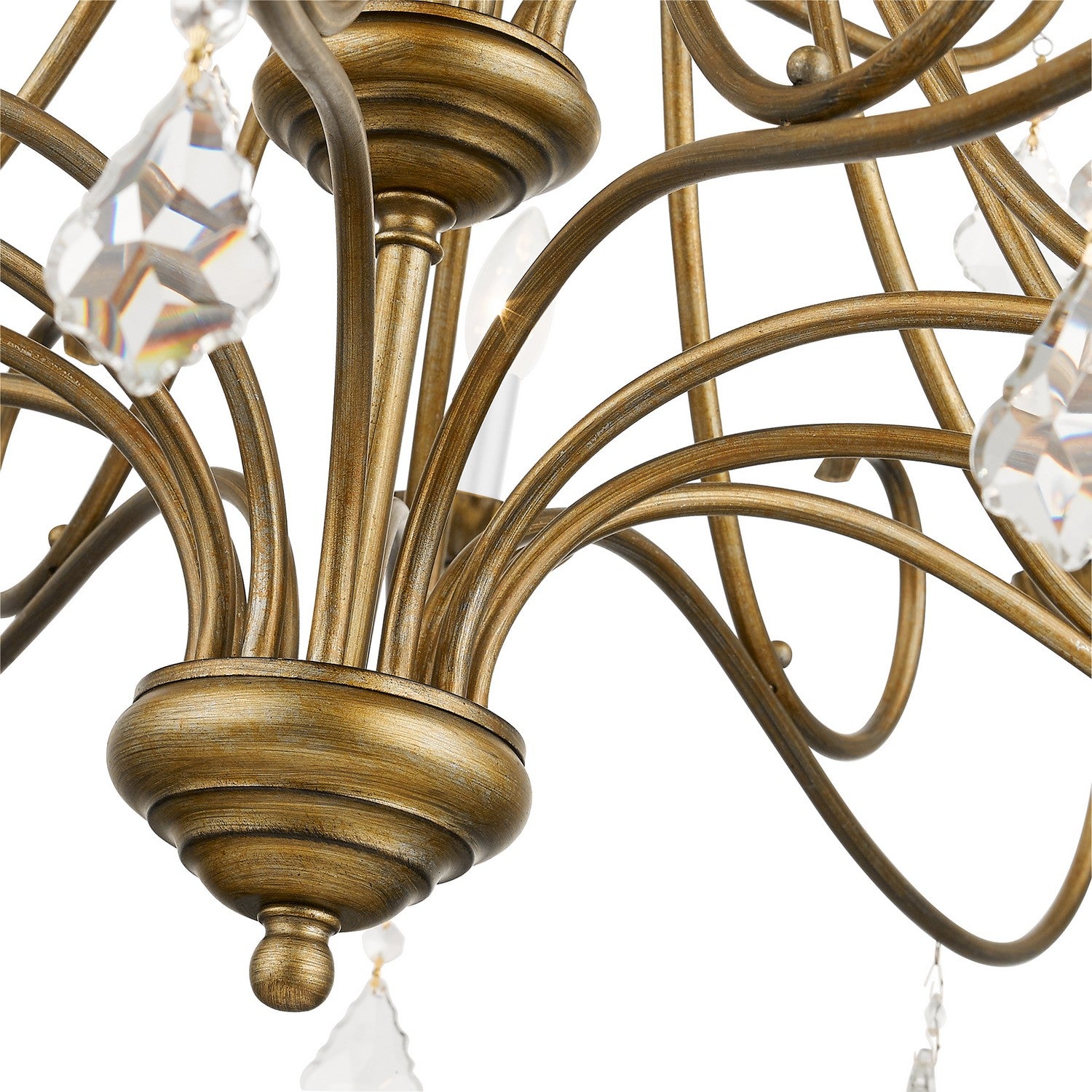 Livex Lighting - 40870-48 - 18 Light Chandelier - Daphne - Antique Gold Leaf