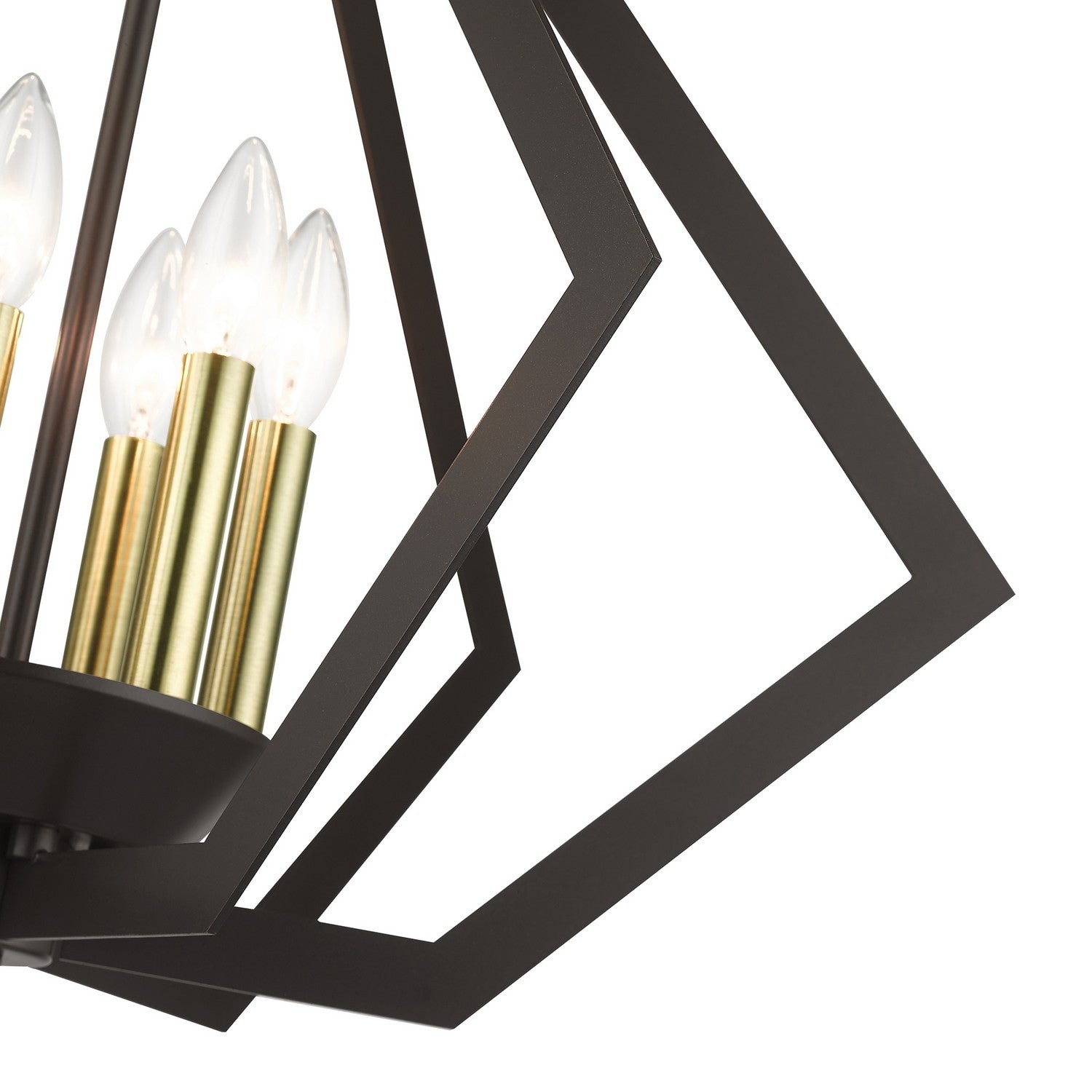 Livex Lighting - 40926-92 - Six Light Chandelier - Prism - English Bronze with Antique Brass