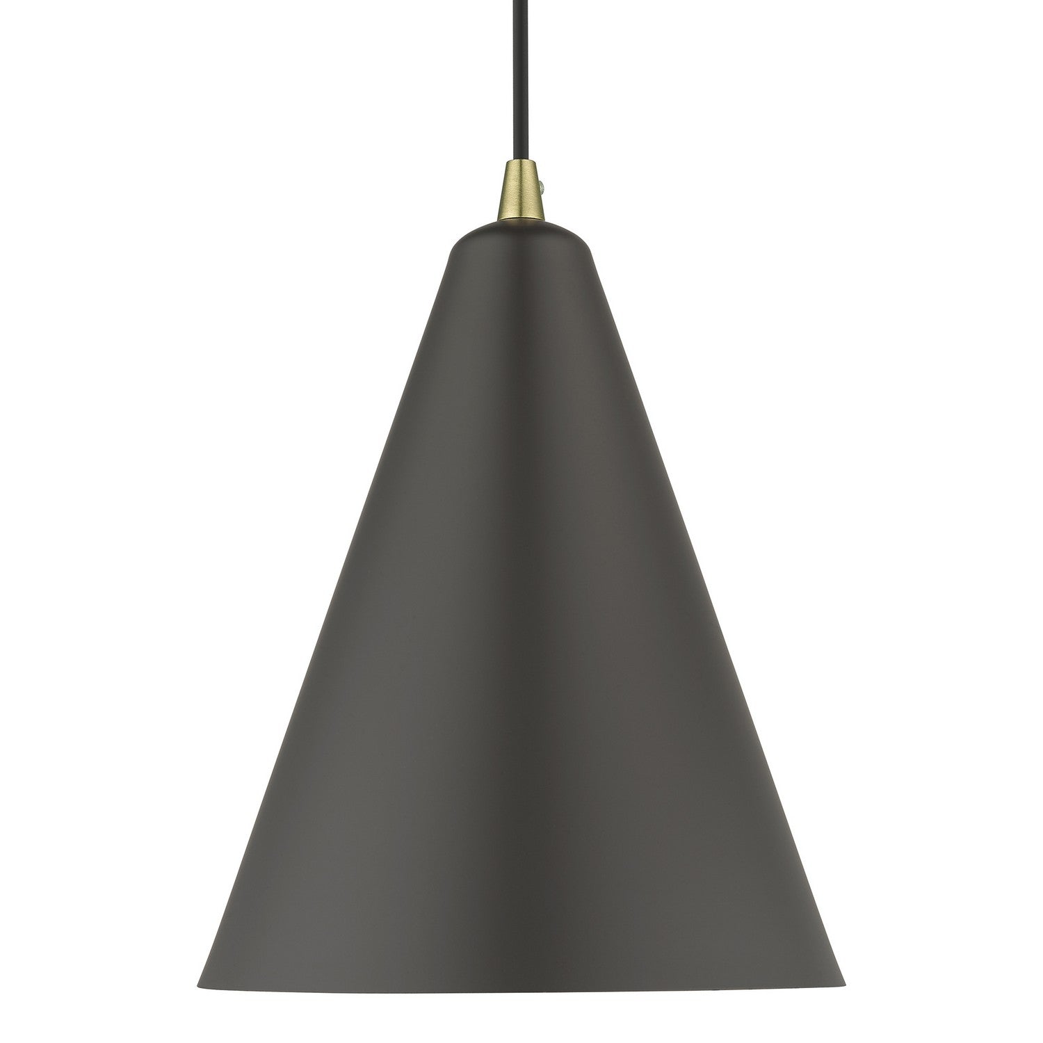 Livex Lighting - 41492-07 - One Light Pendant - Dulce - Bronze with Antique Brass
