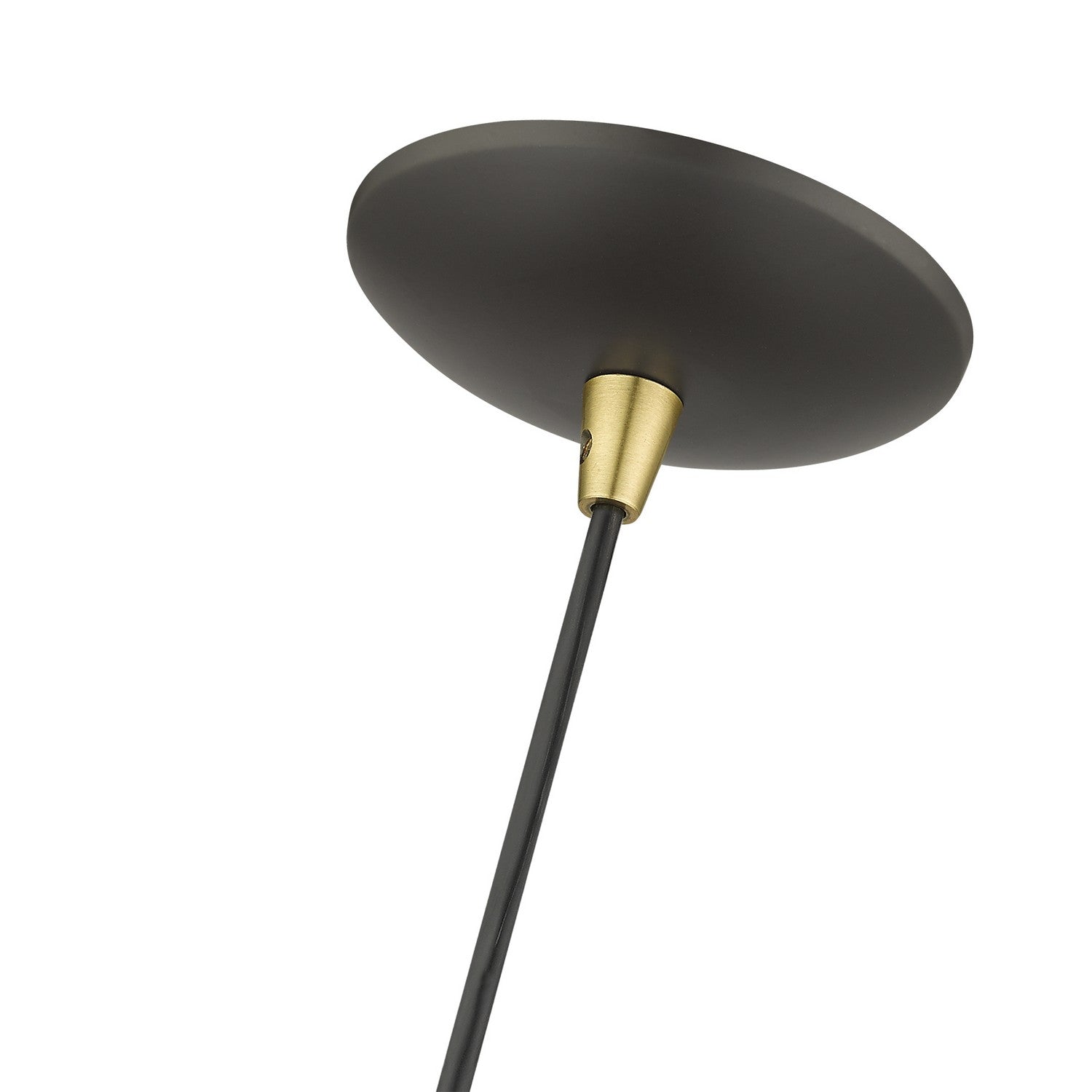 Livex Lighting - 41492-07 - One Light Pendant - Dulce - Bronze with Antique Brass
