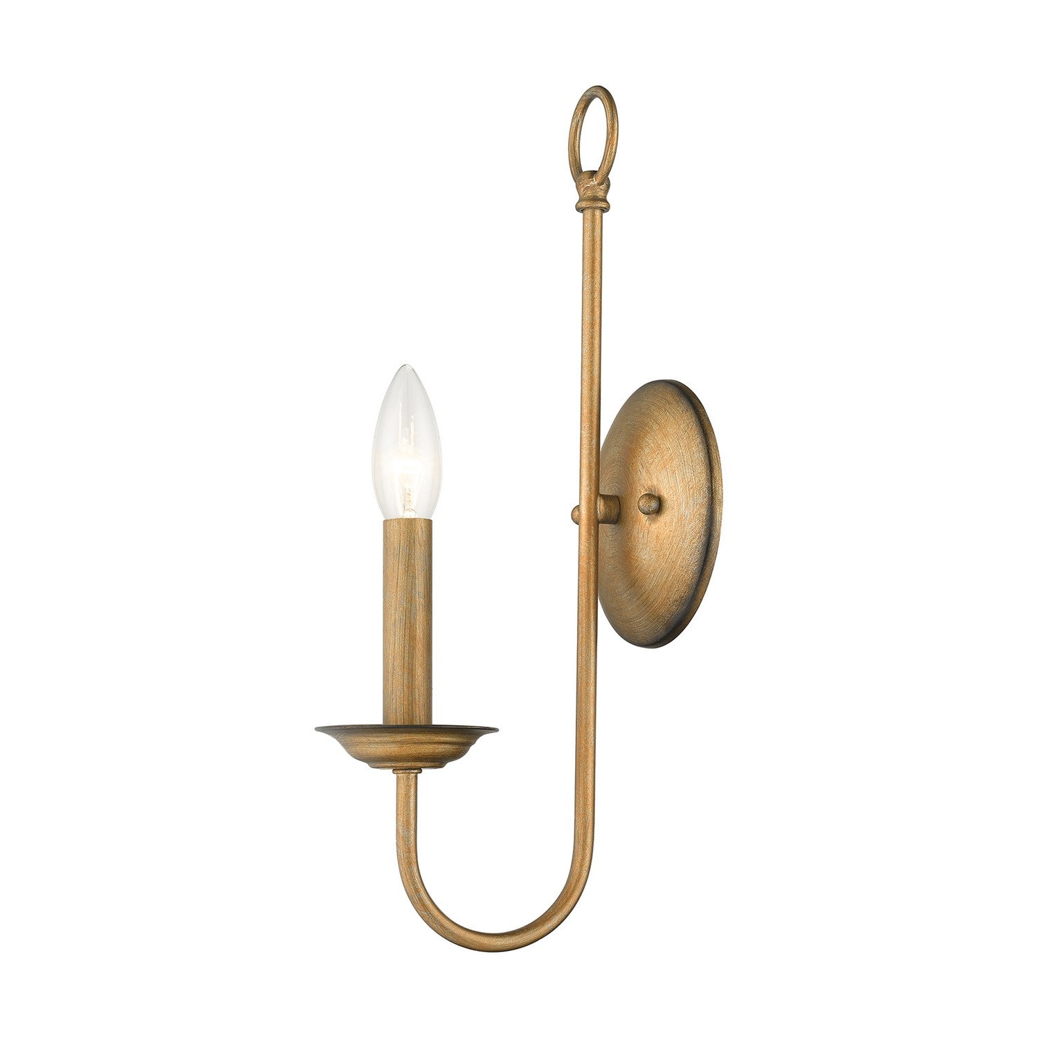 Livex Lighting - 42681-48 - One Light Wall Sconce - Estate - Antique Gold Leaf