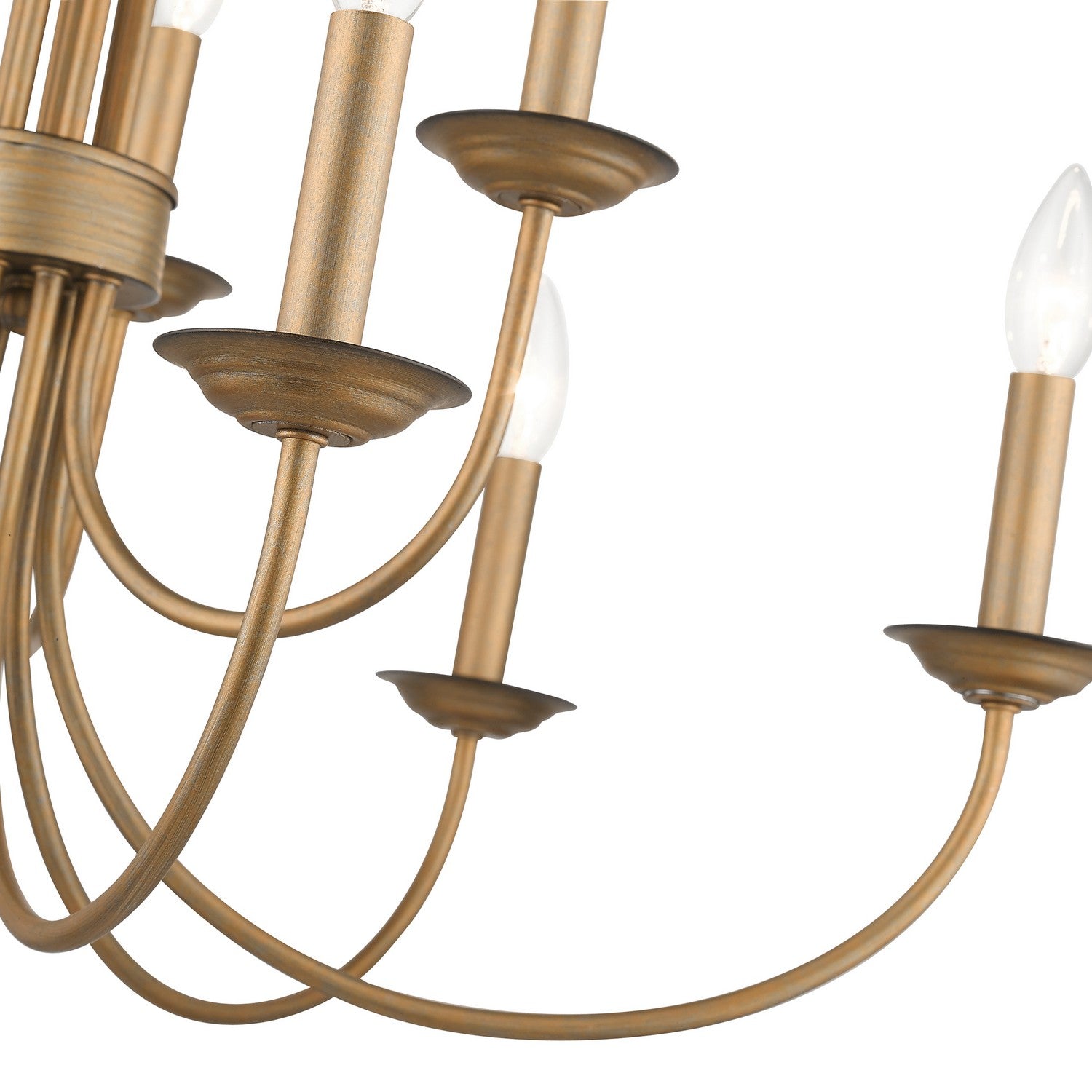 Livex Lighting - 42687-48 - Nine Light Chandelier - Estate - Antique Gold Leaf