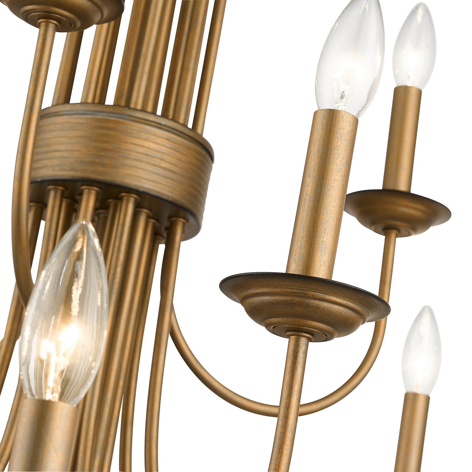 Livex Lighting - 42688-48 - 21 Light Chandelier - Estate - Antique Gold Leaf