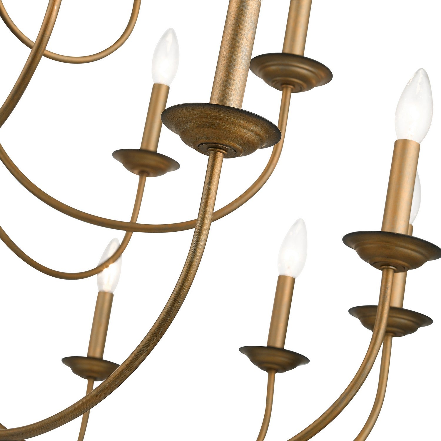 Livex Lighting - 42688-48 - 21 Light Chandelier - Estate - Antique Gold Leaf