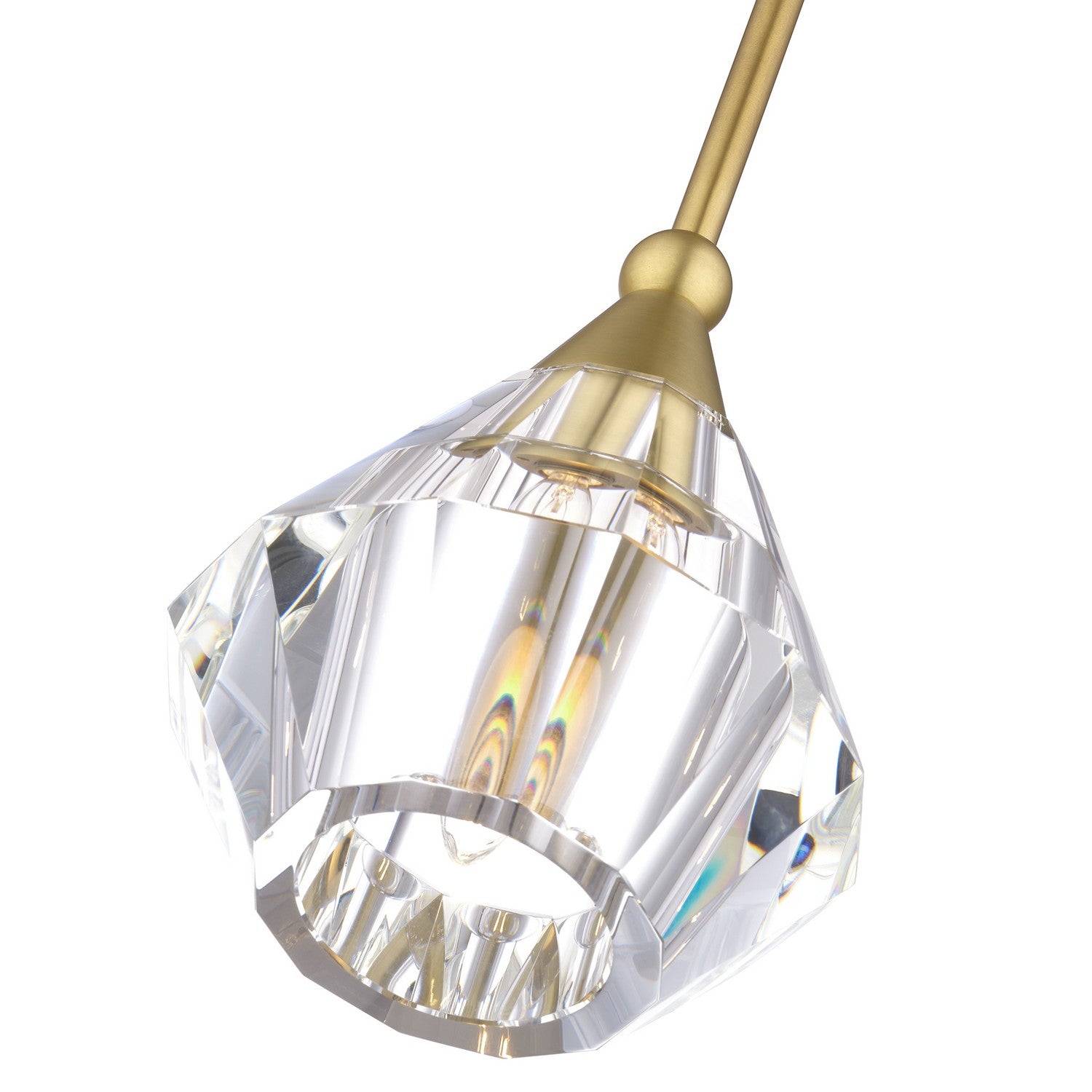 Livex Lighting - 47071-08 - One Light Pendant - Brussels - Natural Brass