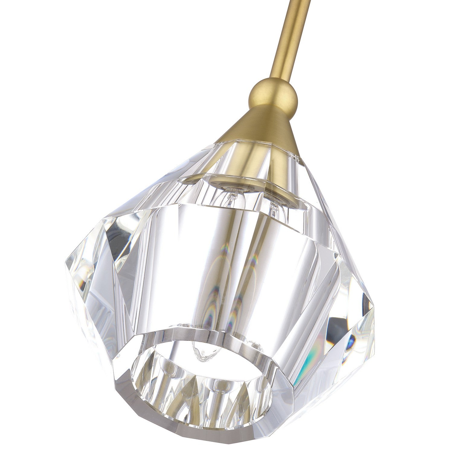 Livex Lighting - 47071-08 - One Light Pendant - Brussels - Natural Brass