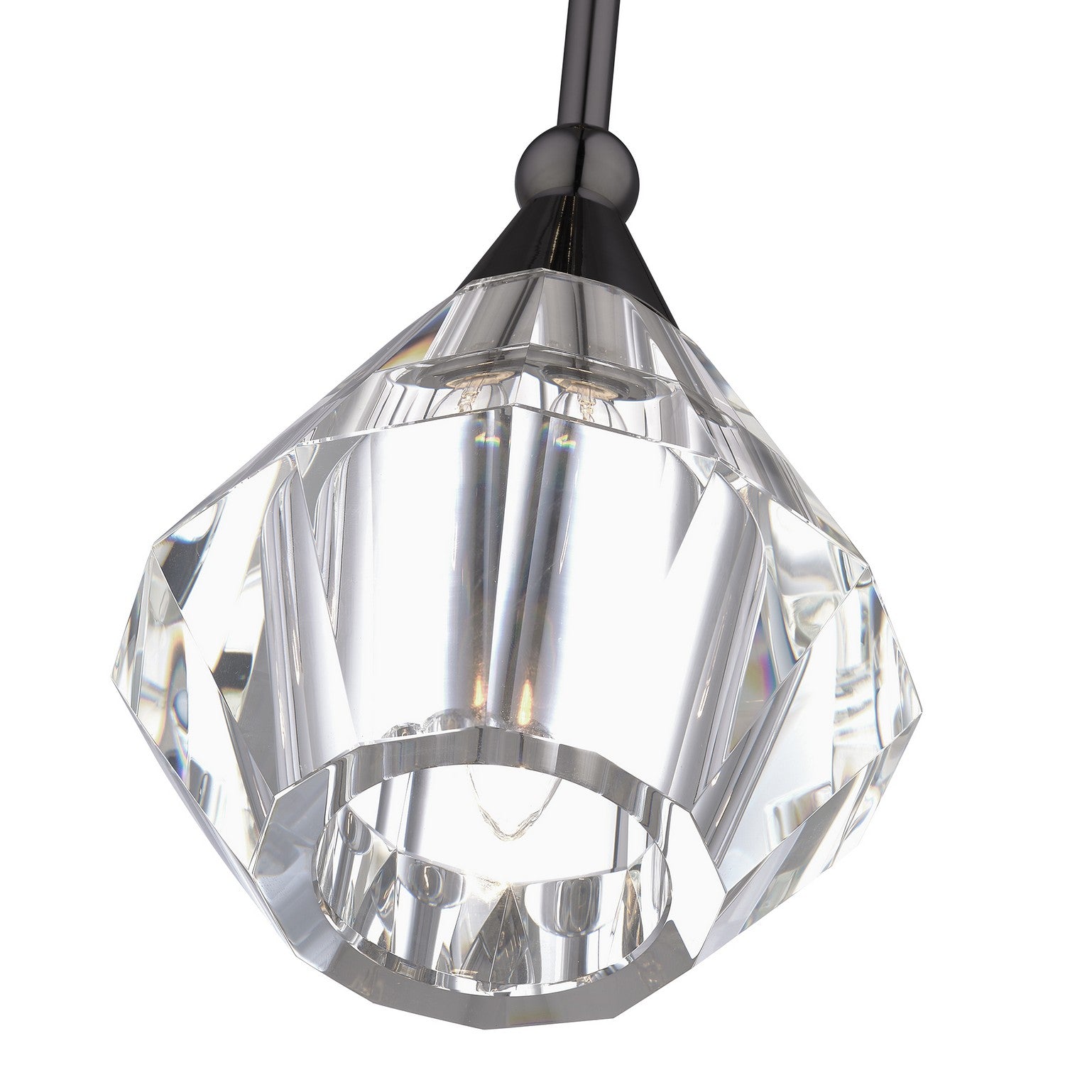 Livex Lighting - 47071-46 - One Light Pendant - Brussels - Black Chrome
