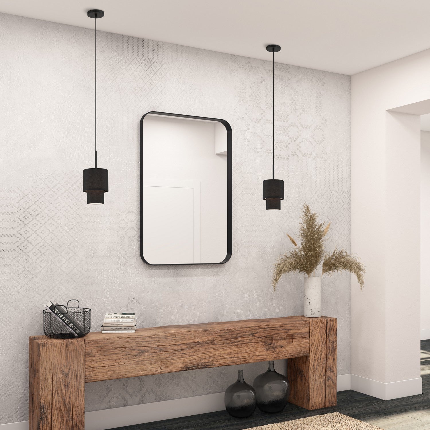 Livex Lighting - 50271-04 - One Light Mini Pendant - Bainbridge - Black