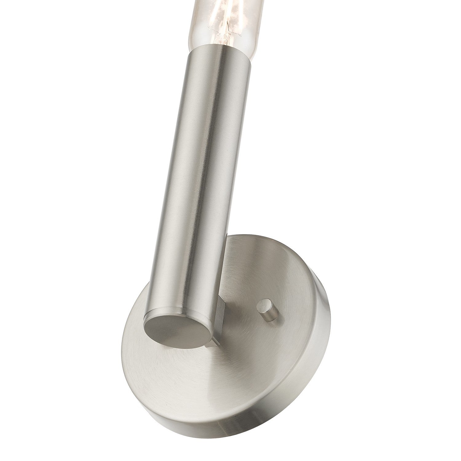Livex Lighting - 51131-91 - One Light Wall Sconce - Copenhagen - Brushed Nickel