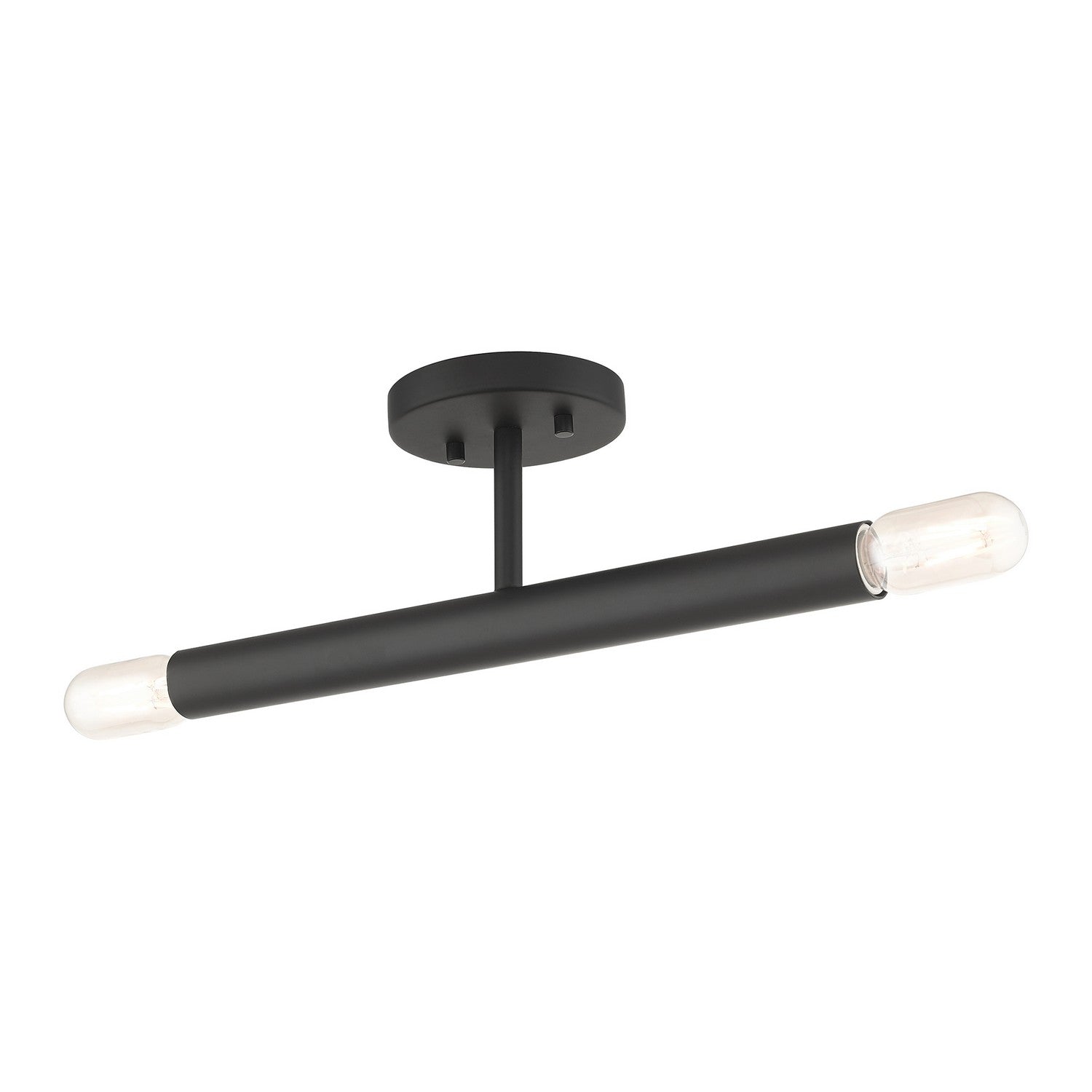 Livex Lighting - 51139-04 - Two Light Semi-Flush Mount - Copenhagen - Black