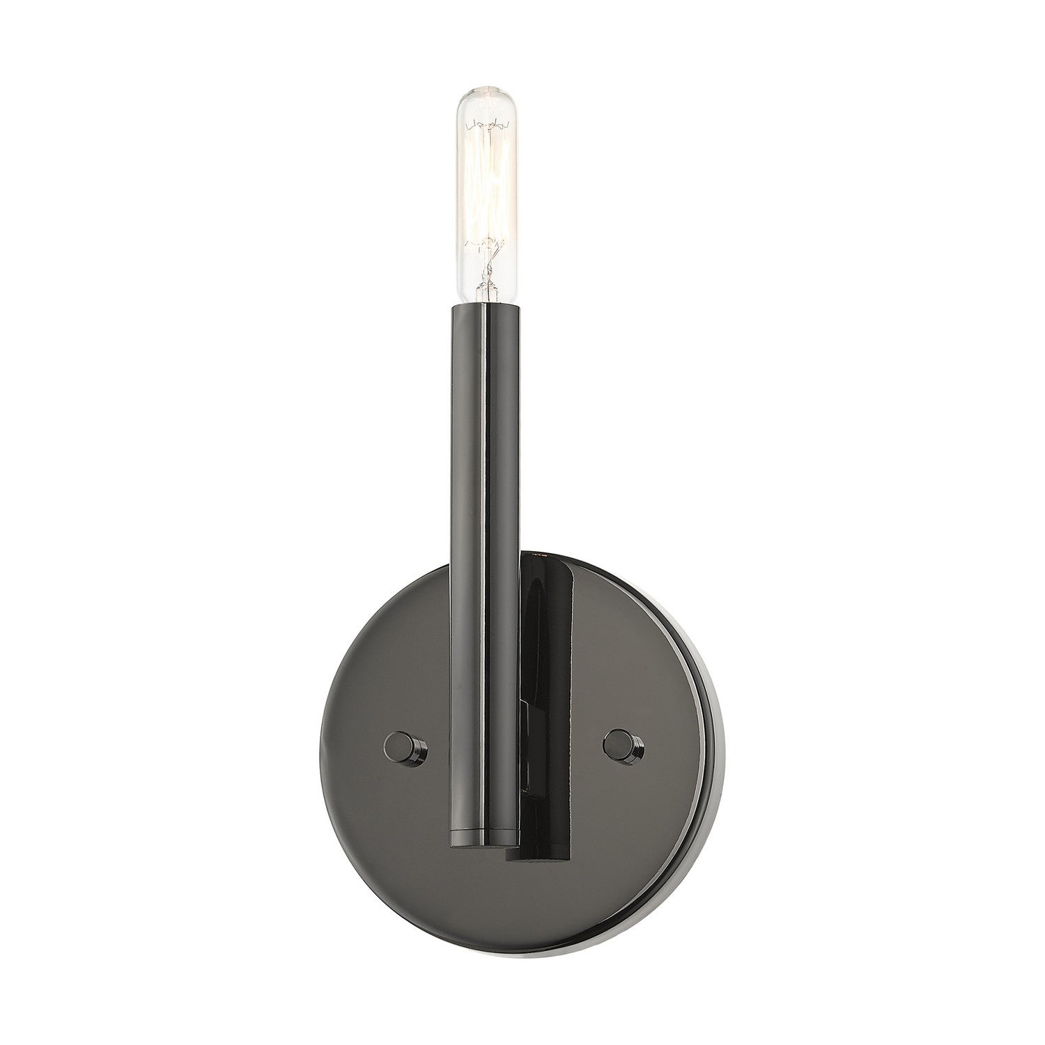 Livex Lighting - 51171-46 - One Light Wall Sconce - Copenhagen - Black Chrome