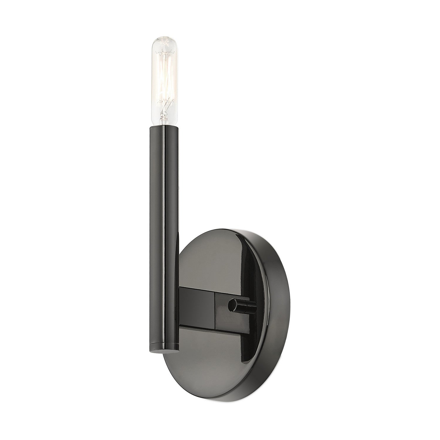 Livex Lighting - 51171-46 - One Light Wall Sconce - Copenhagen - Black Chrome