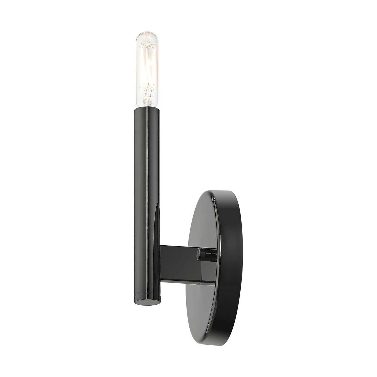 Livex Lighting - 51171-46 - One Light Wall Sconce - Copenhagen - Black Chrome
