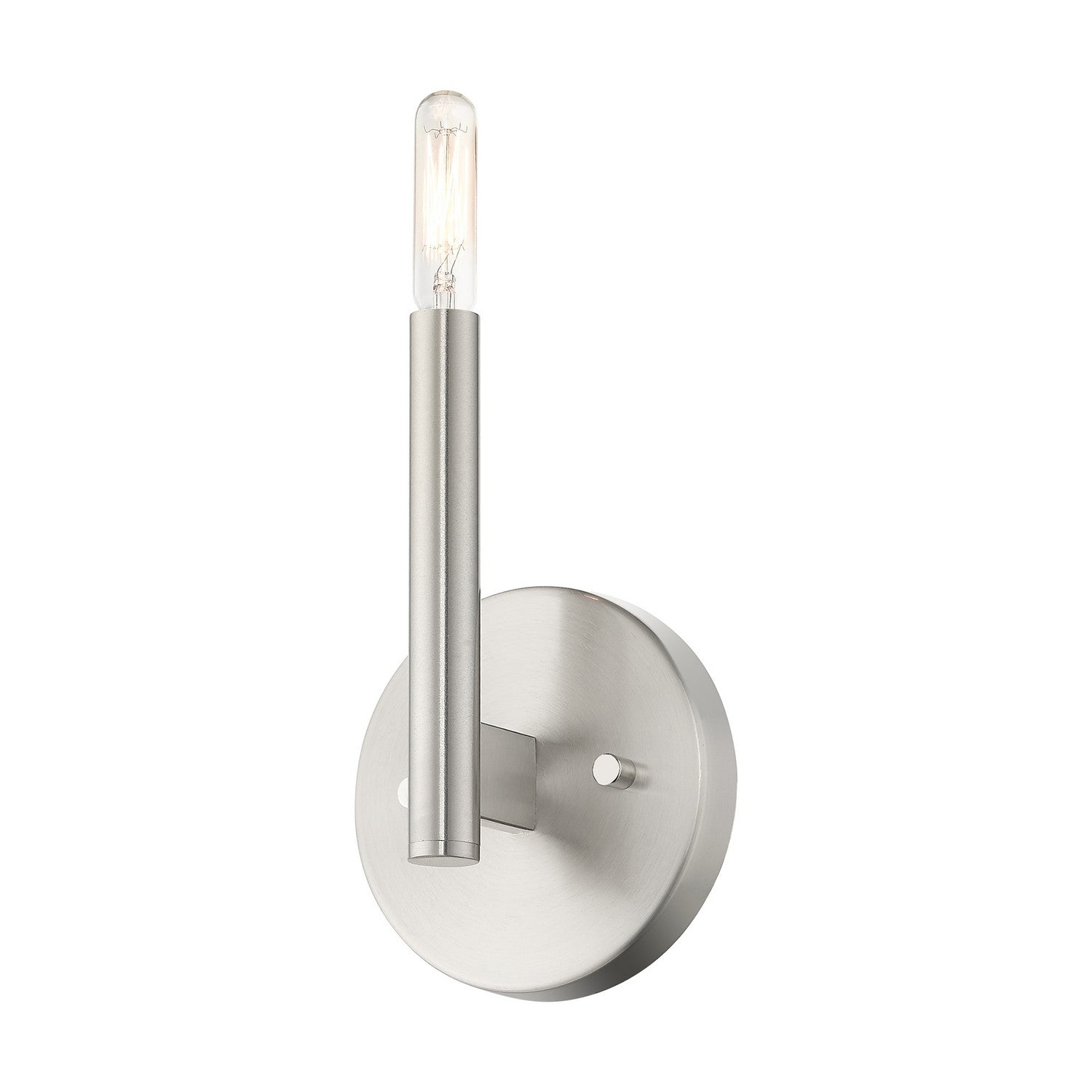 Livex Lighting - 51171-91 - One Light Wall Sconce - Copenhagen - Brushed Nickel