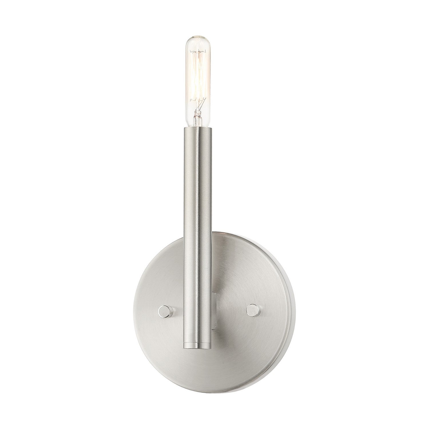 Livex Lighting - 51171-91 - One Light Wall Sconce - Copenhagen - Brushed Nickel
