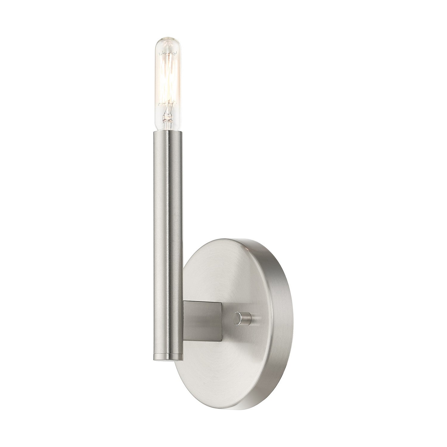 Livex Lighting - 51171-91 - One Light Wall Sconce - Copenhagen - Brushed Nickel