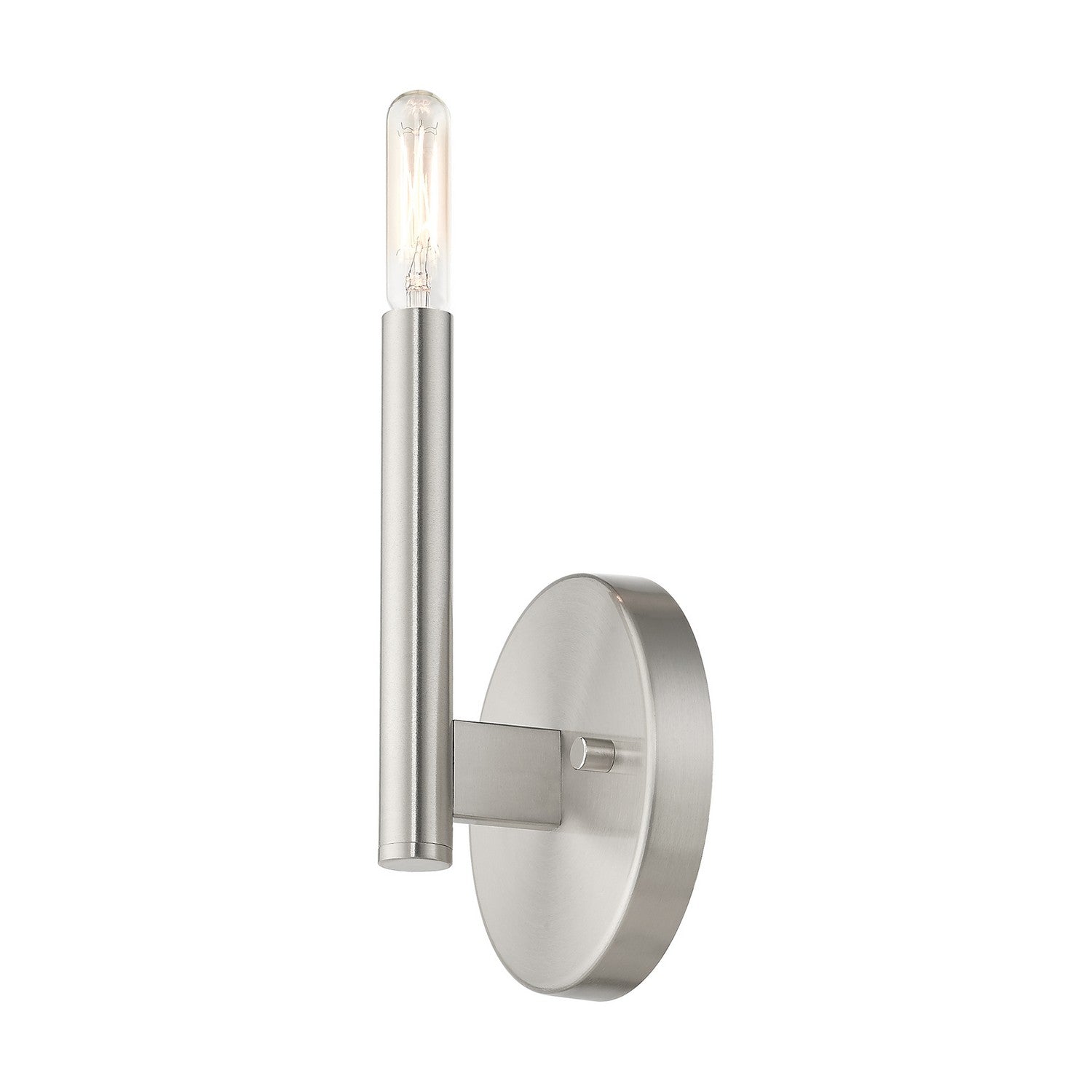 Livex Lighting - 51171-91 - One Light Wall Sconce - Copenhagen - Brushed Nickel