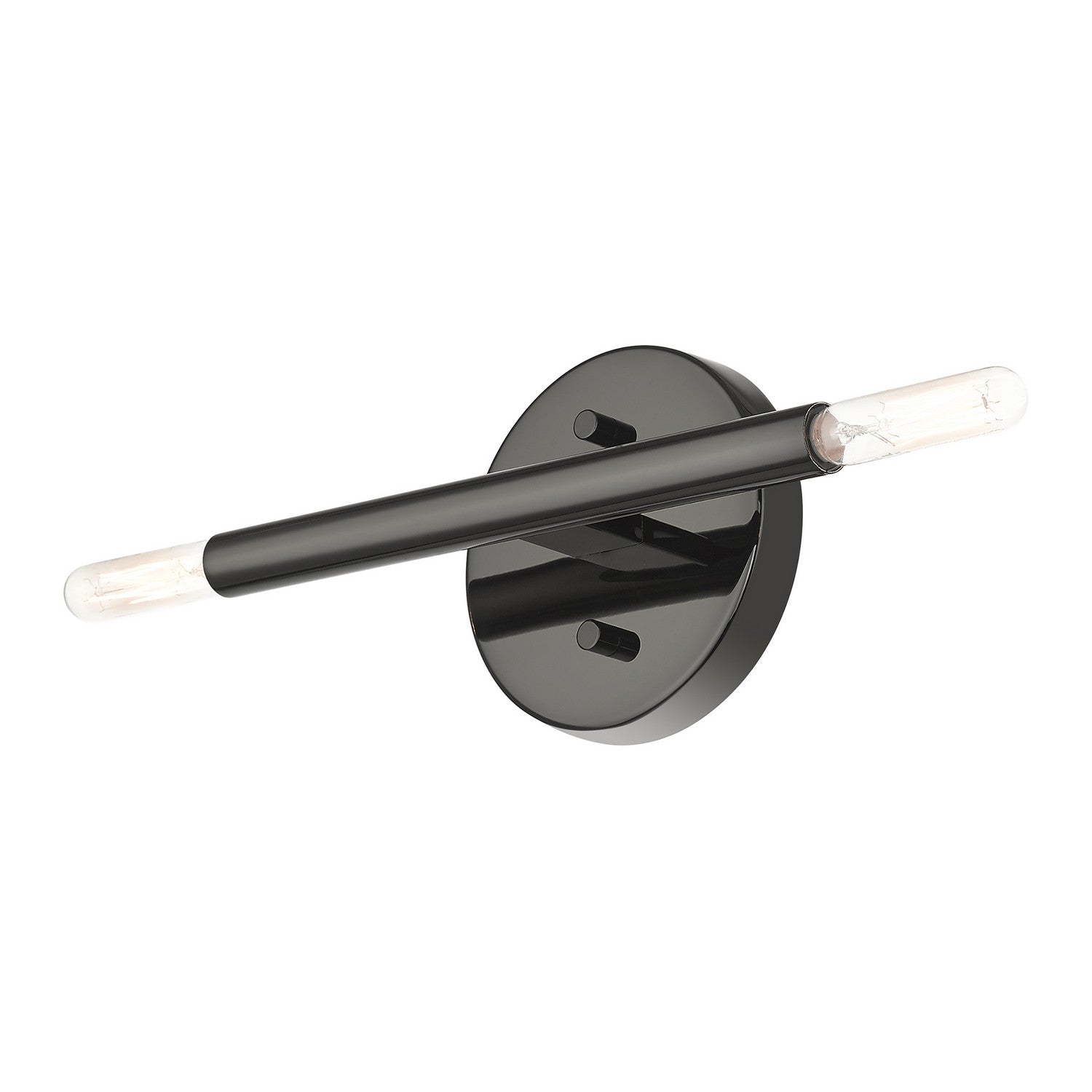 Livex Lighting - 51172-46 - Two Light Wall Sconce - Copenhagen - Black Chrome
