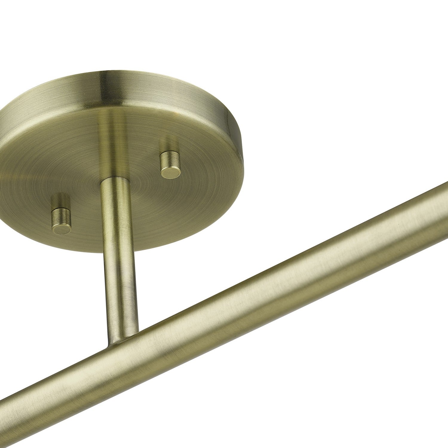 Livex Lighting - 51179-01 - Two Light Semi-Flush Mount - Copenhagen - Antique Brass