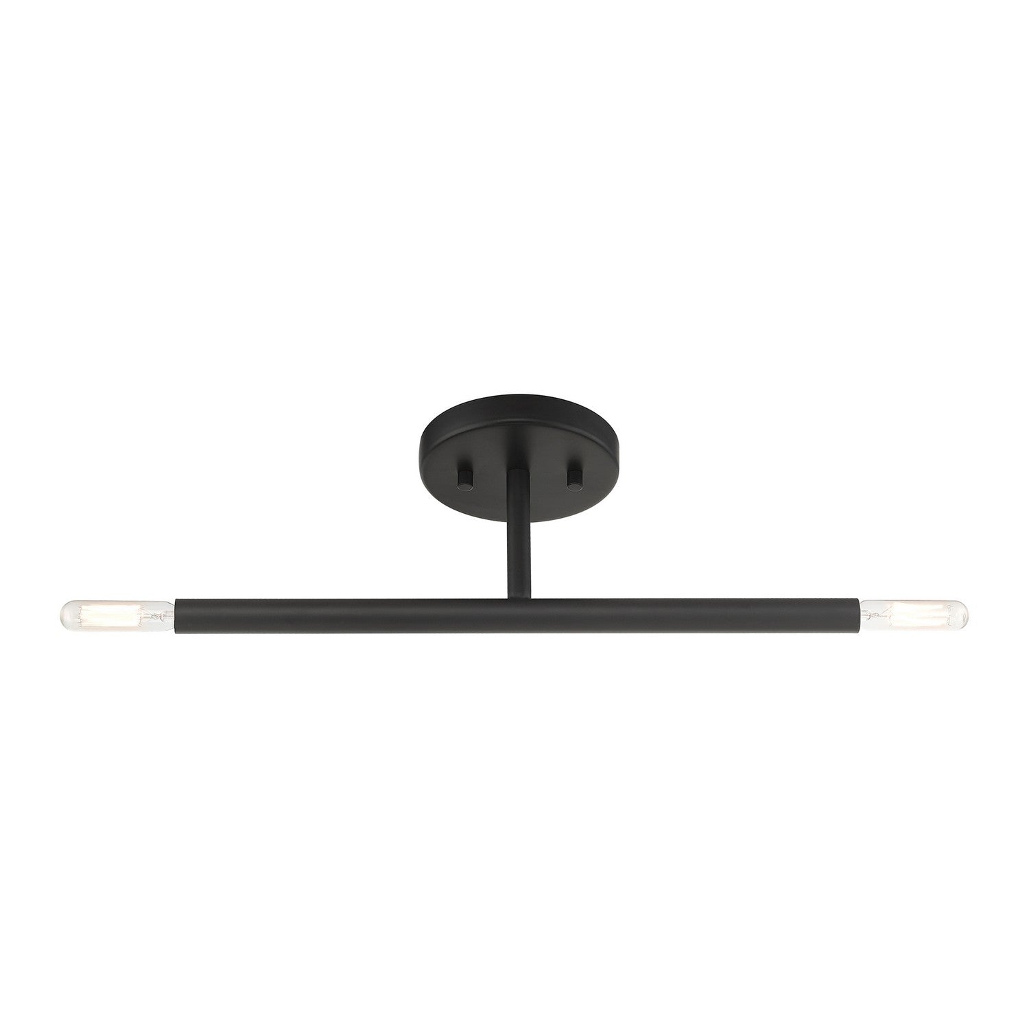 Livex Lighting - 51179-04 - Two Light Semi-Flush Mount - Copenhagen - Black