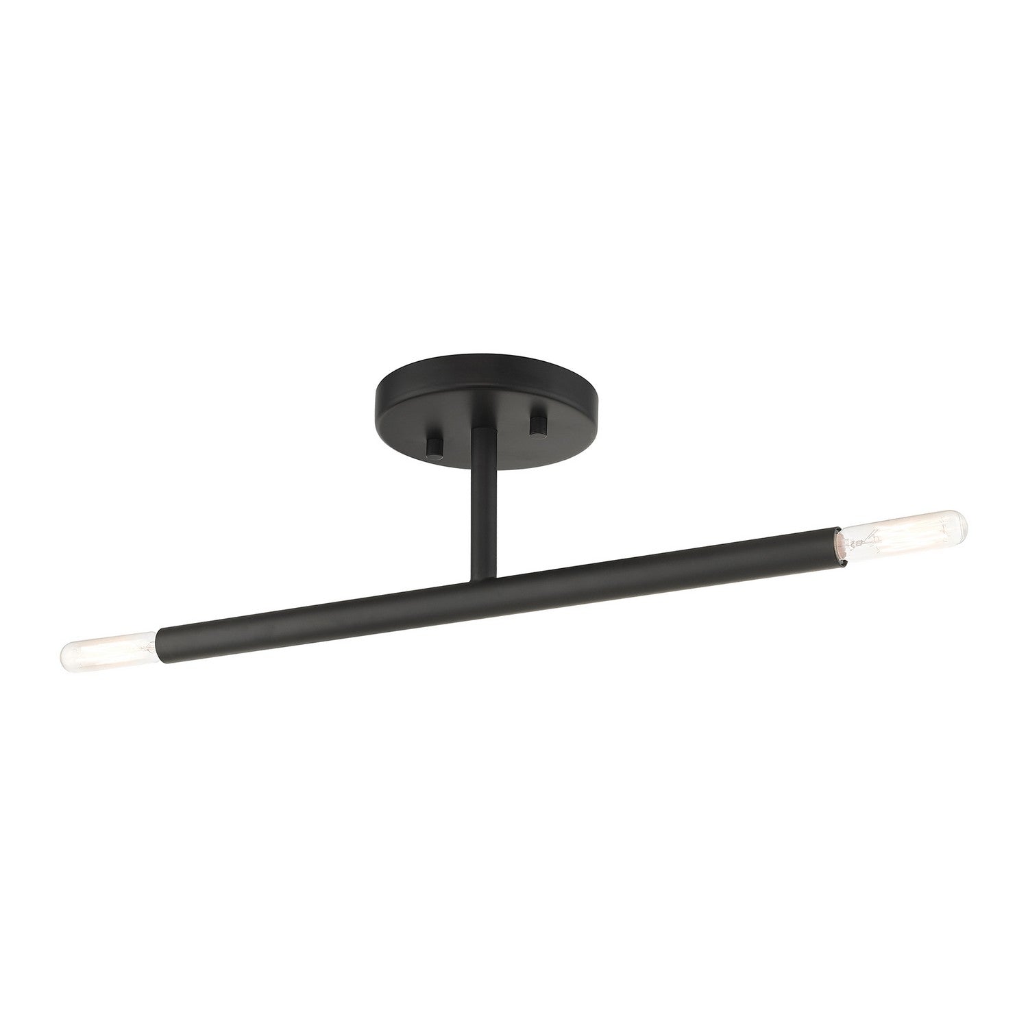 Livex Lighting - 51179-04 - Two Light Semi-Flush Mount - Copenhagen - Black