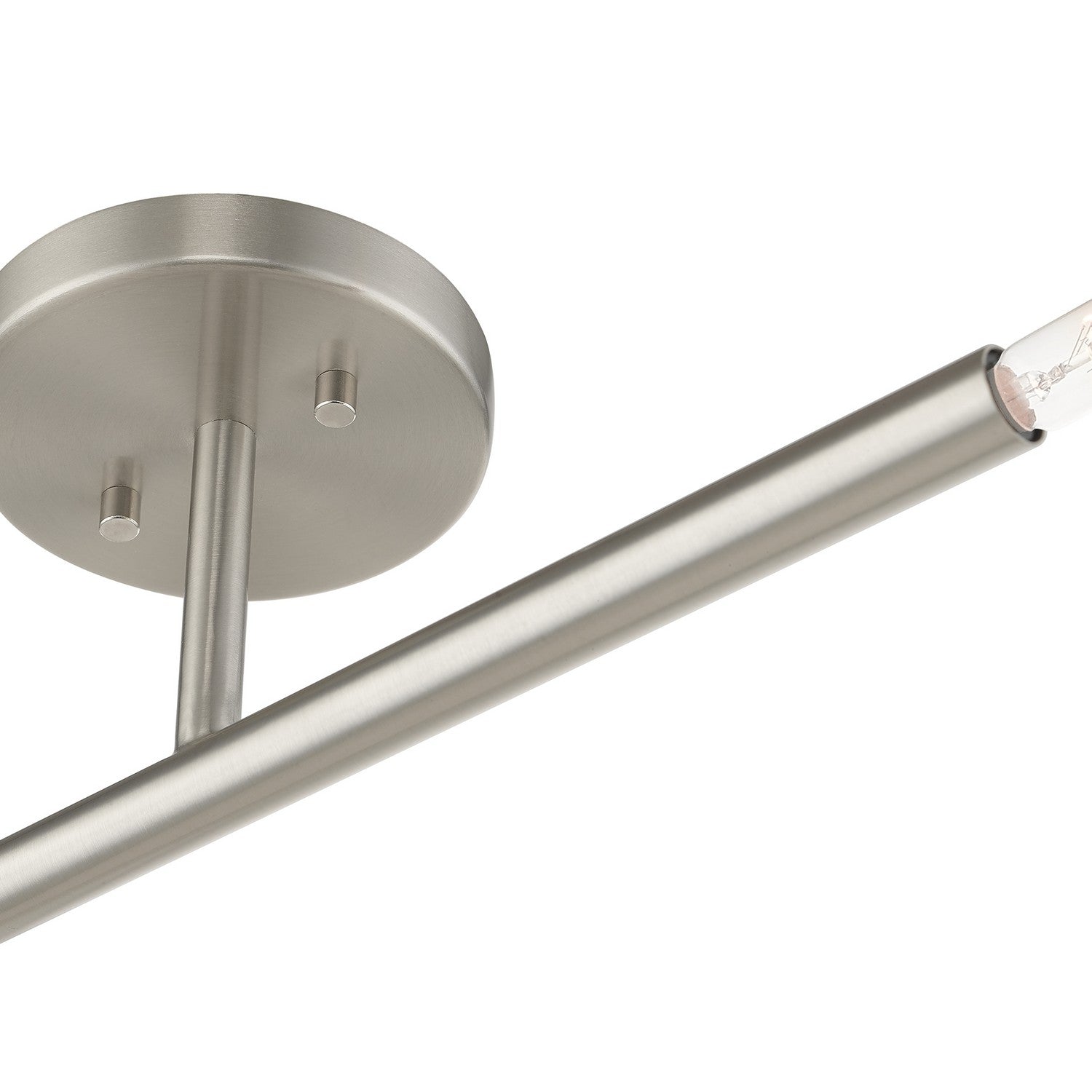 Livex Lighting - 51179-91 - Two Light Semi-Flush Mount - Copenhagen - Brushed Nickel