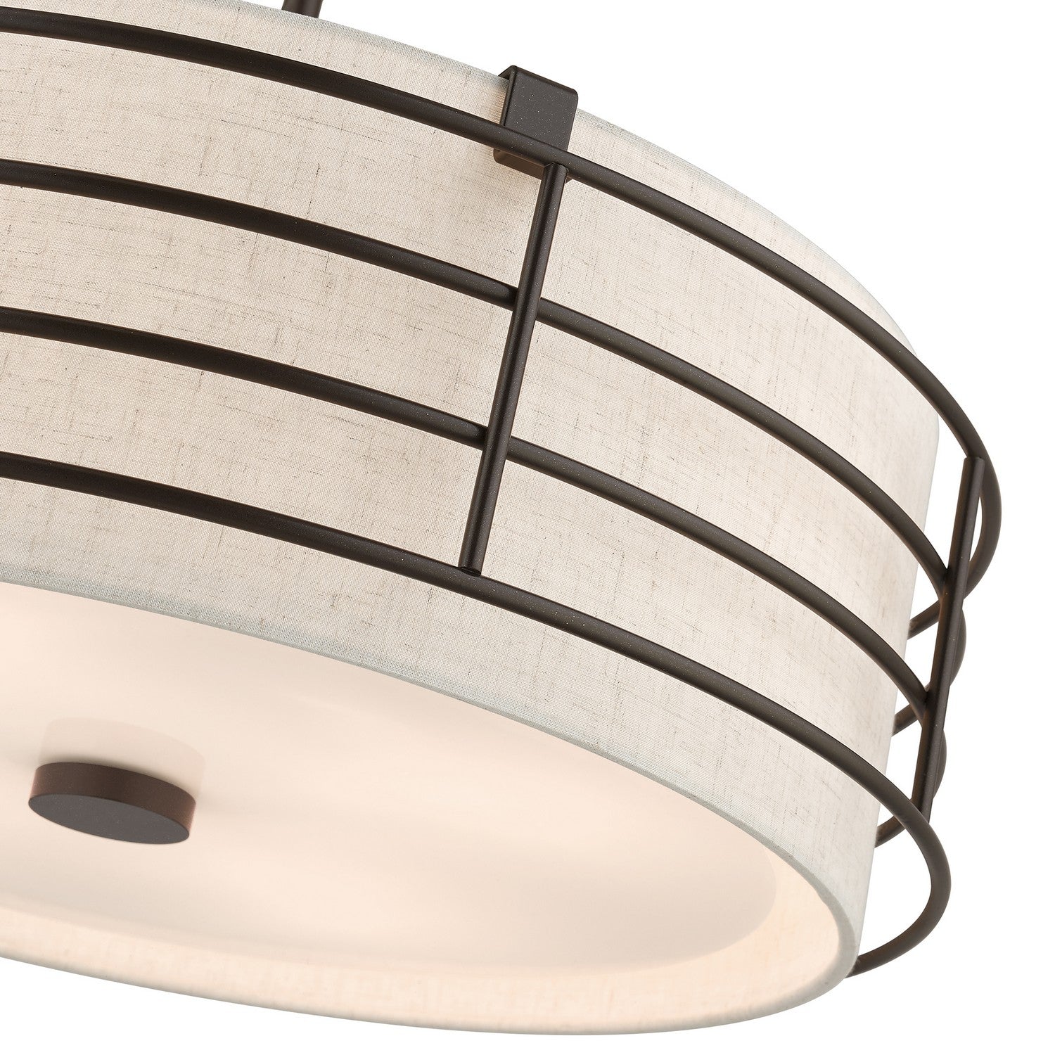 Livex Lighting - 55114-92 - Four Light Pendant Chandelier - Blanchard - English Bronze