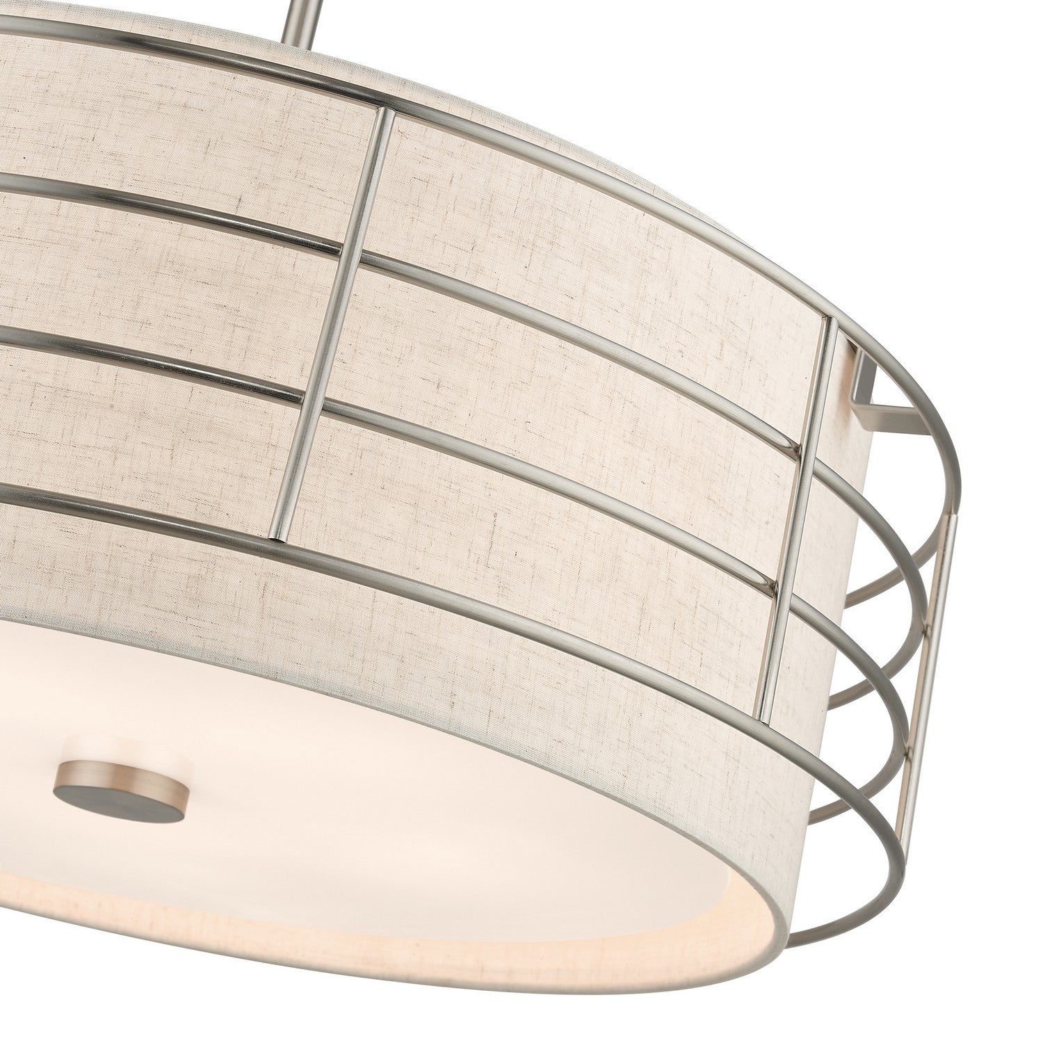 Livex Lighting - 55115-91 - Five Light Pendant Chandelier - Blanchard - Brushed Nickel