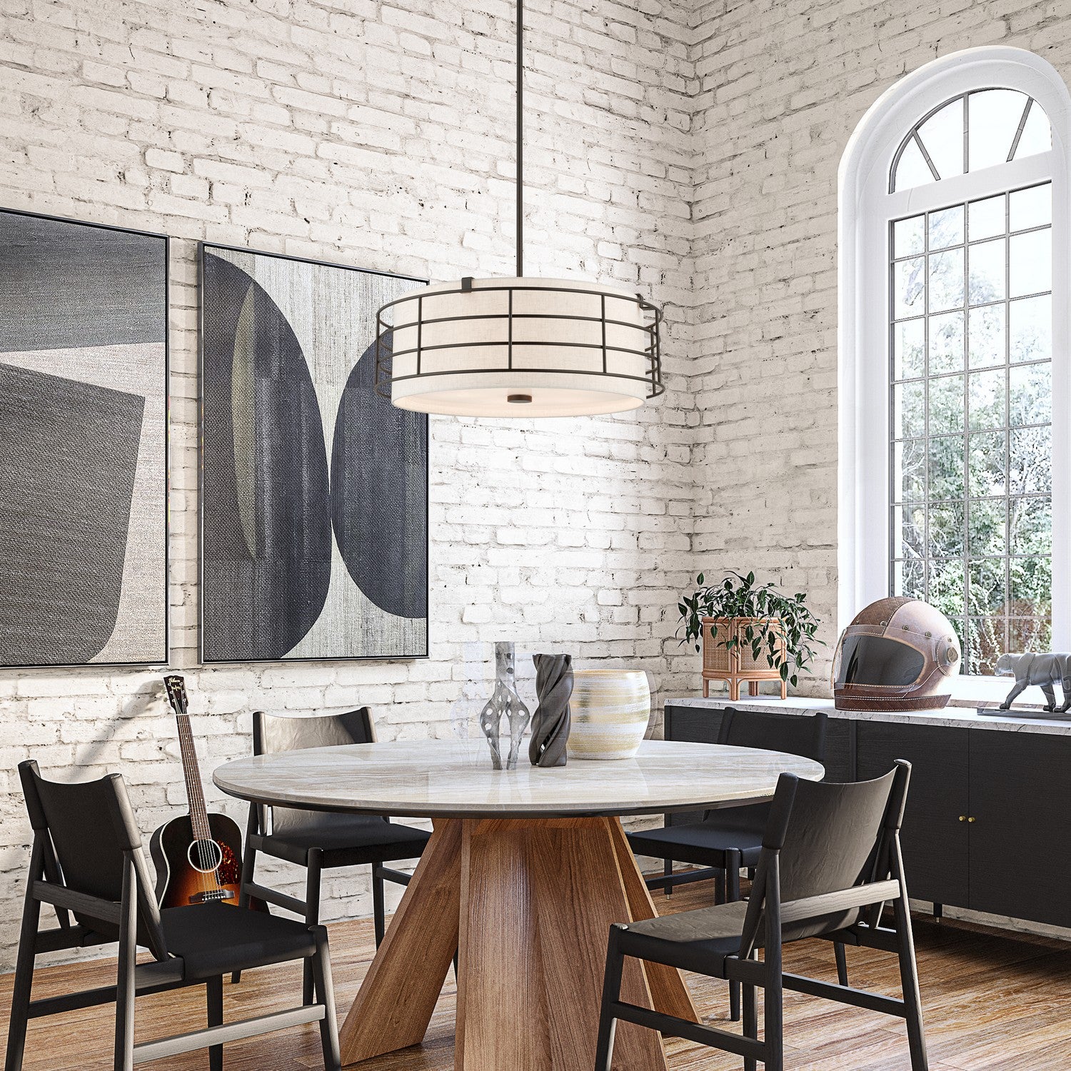 Livex Lighting - 55115-92 - Five Light Pendant Chandelier - Blanchard - English Bronze