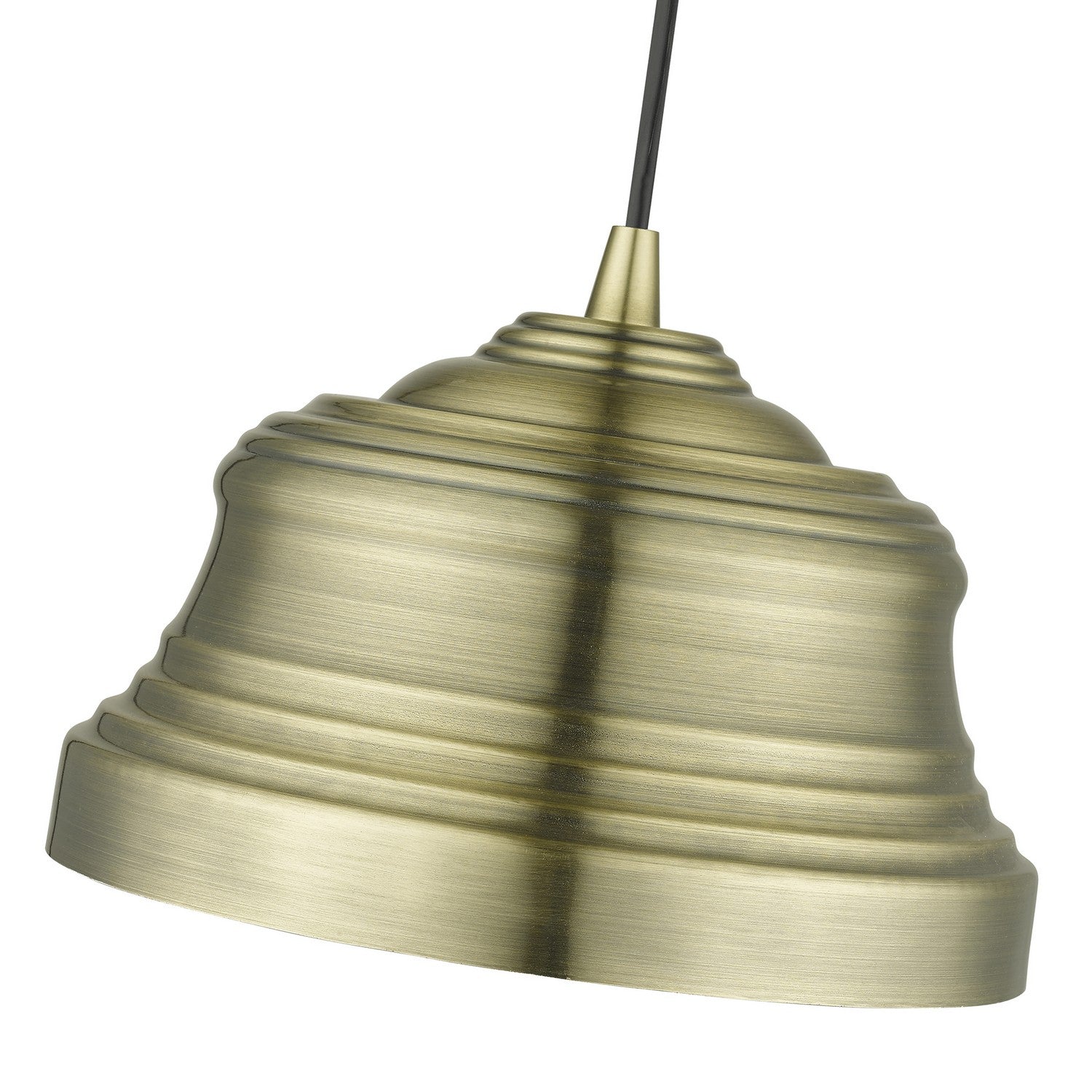 Livex Lighting - 55902-01 - One Light Pendant - Endicott - Antique Brass