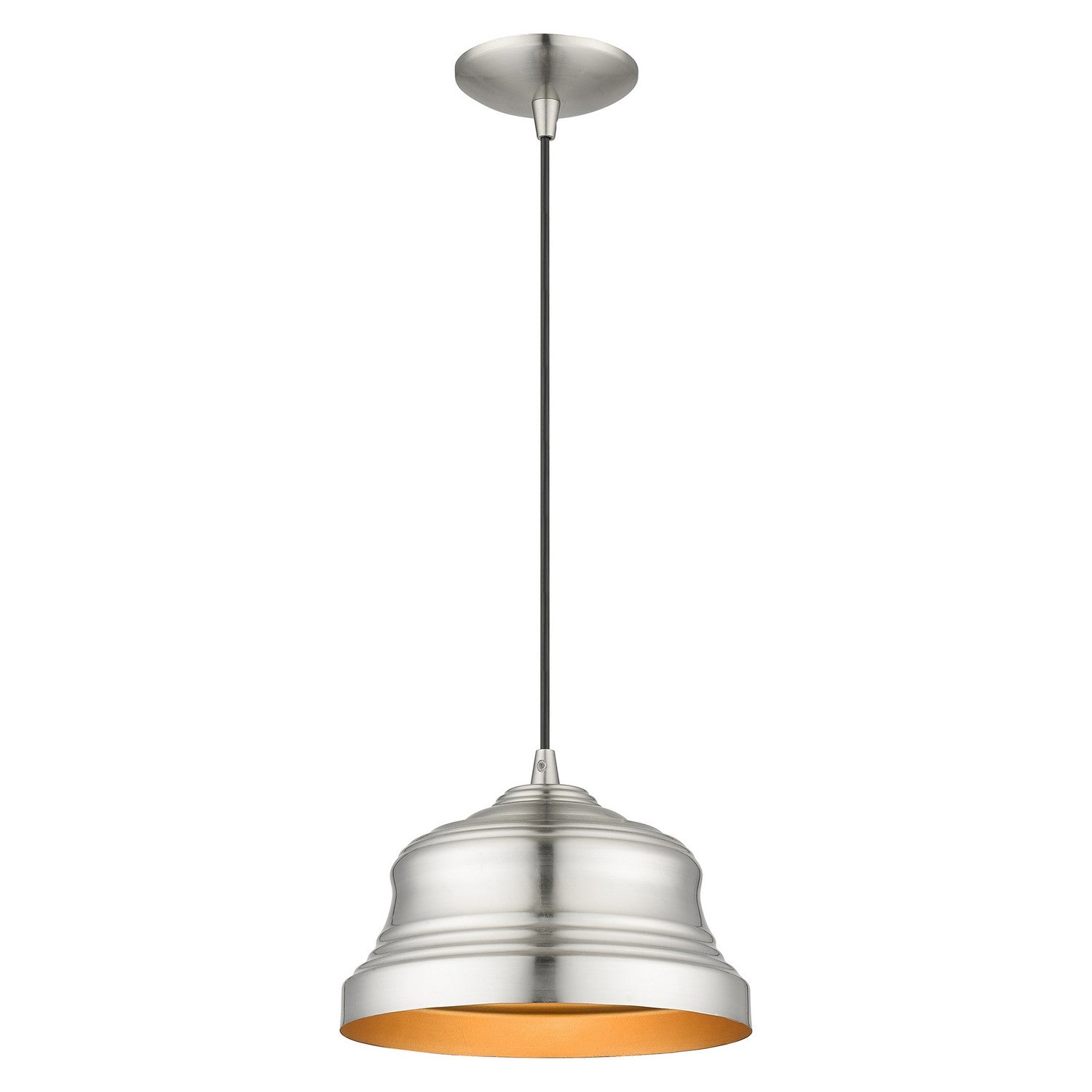 Livex Lighting - 55902-91 - One Light Pendant - Endicott - Brushed Nickel