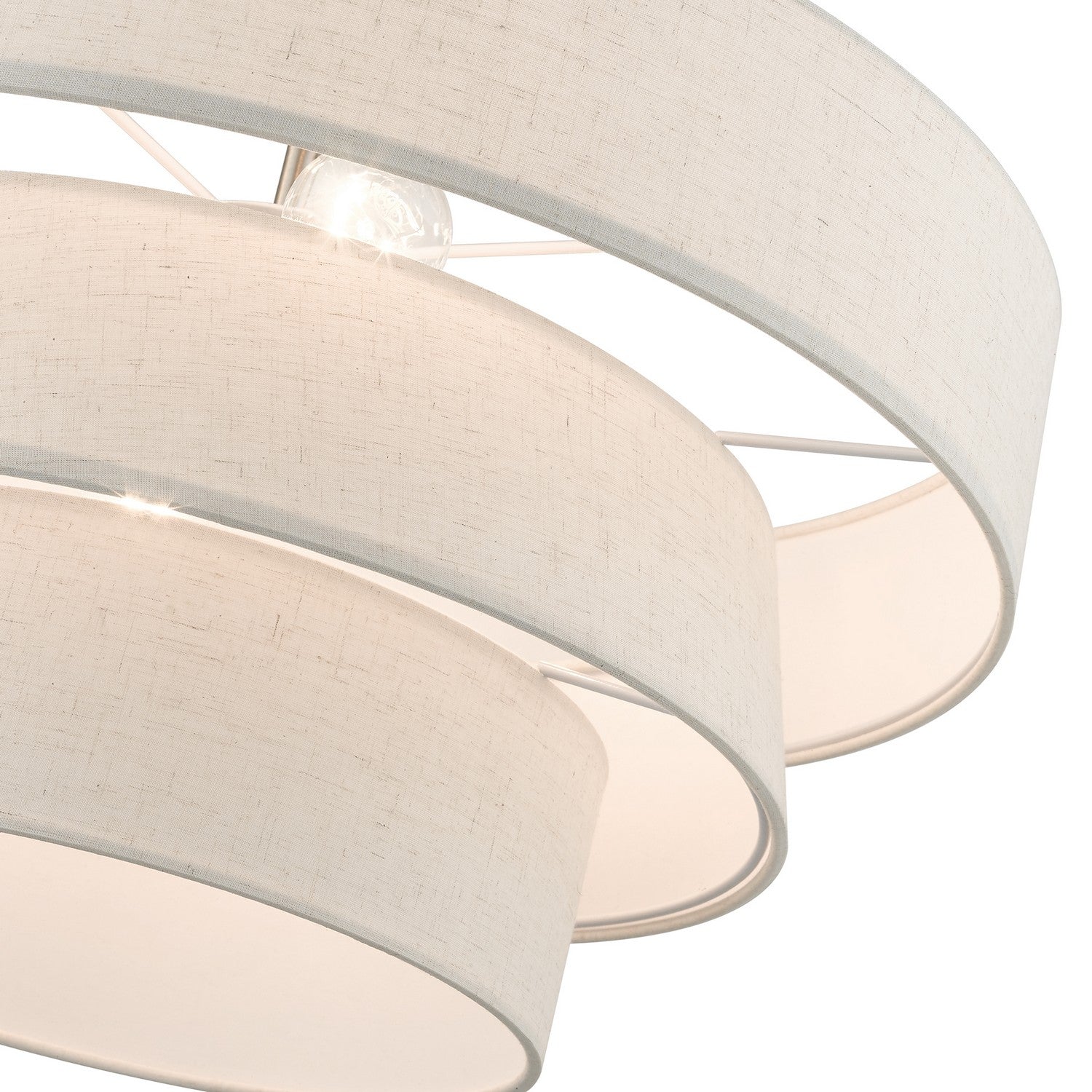 Livex Lighting - 56724-91 - Four Light Pendant Chandelier - Chandler - Brushed Nickel